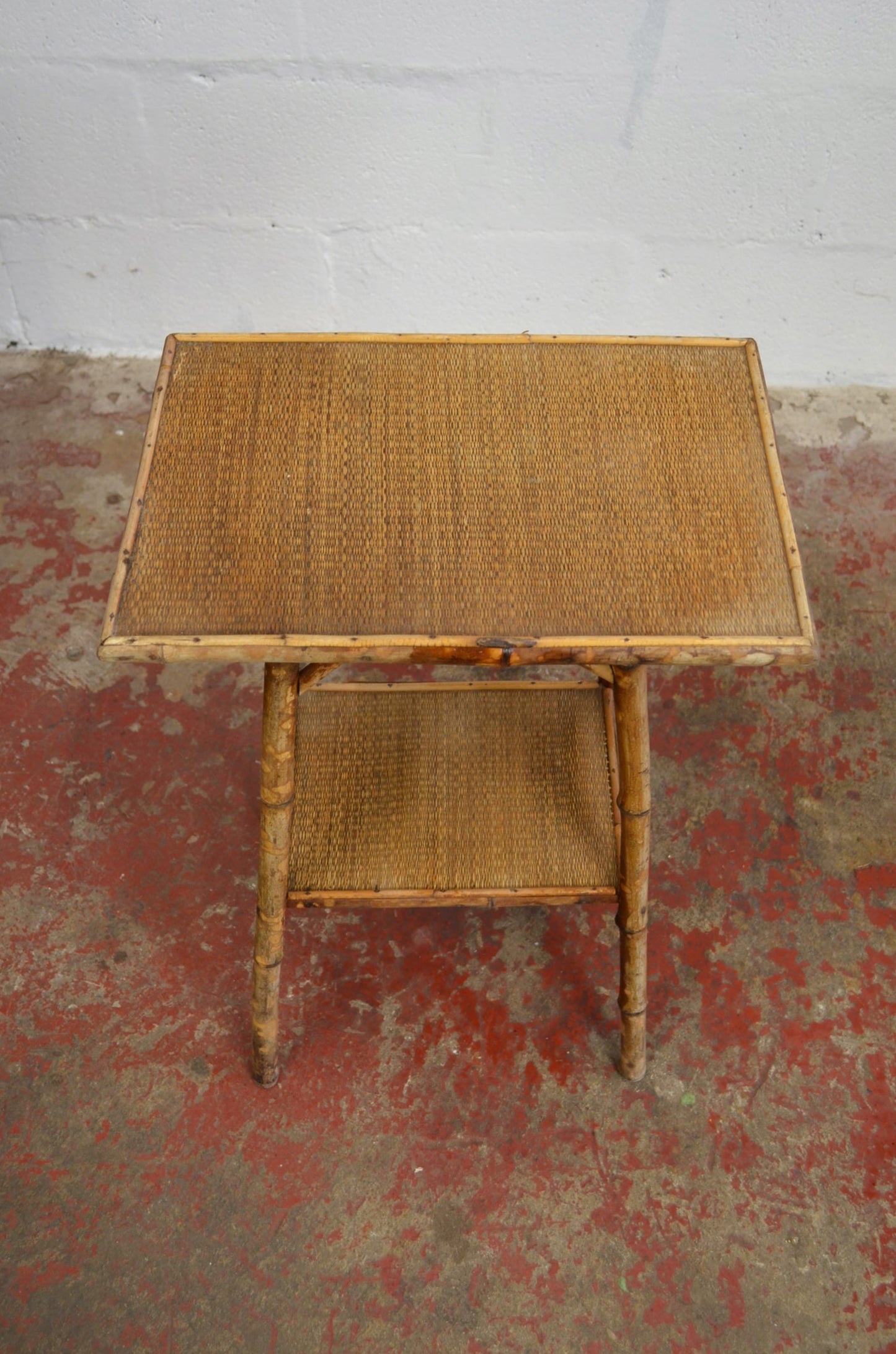 Antique Aesthetic Movement Bamboo Side Table