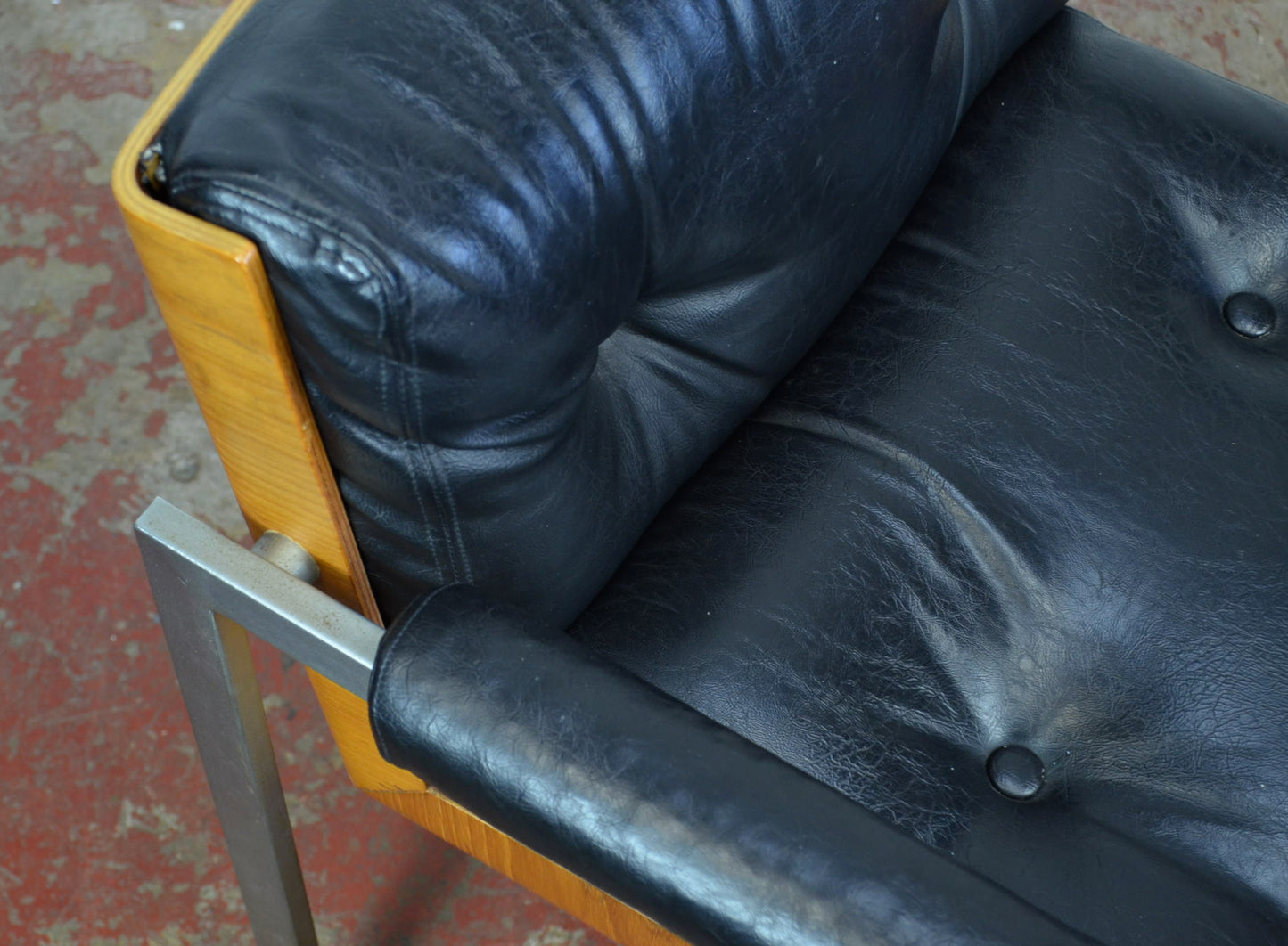 Vintage Mid Century Modern Arm Chair Attributed to William Plunket