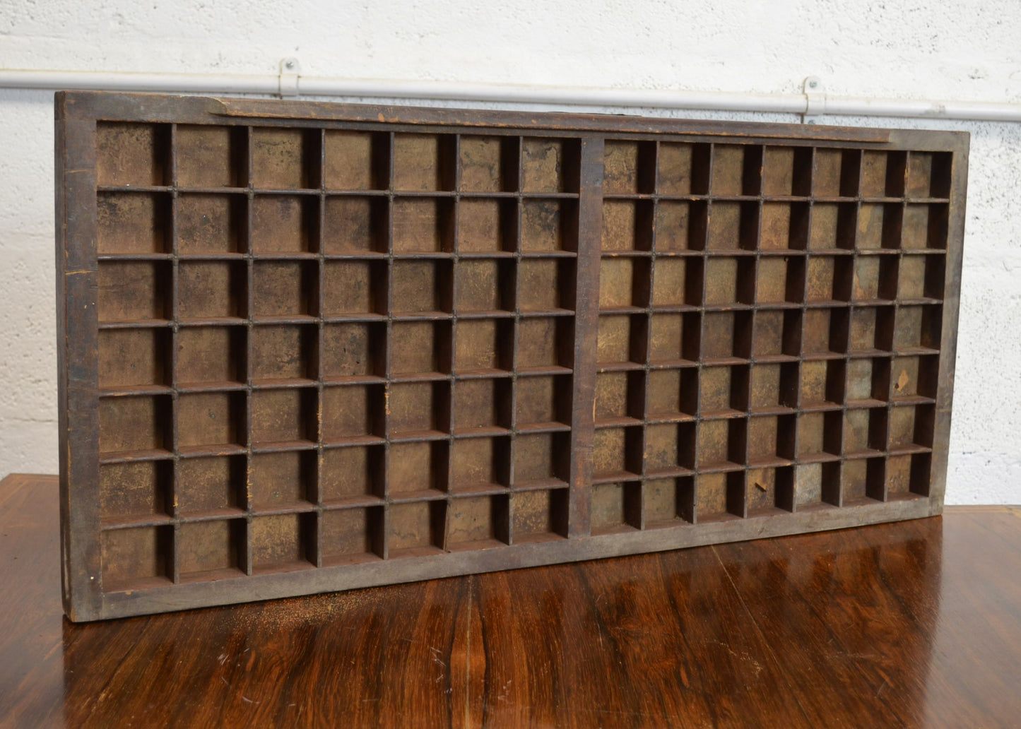 Vintage Wooden Printers Drawer/Display Shelf