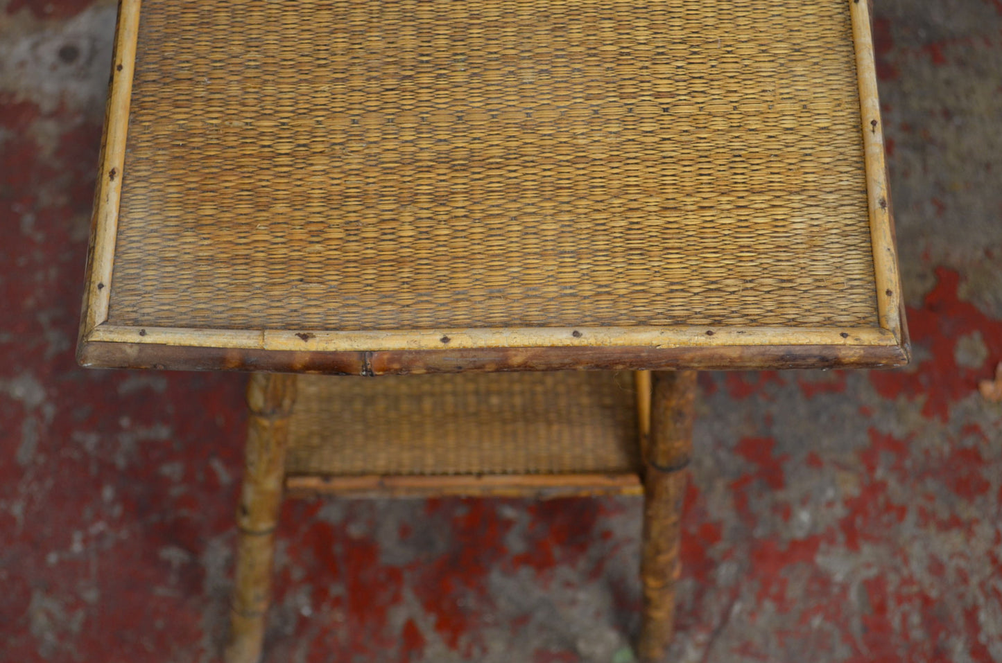 Antique Aesthetic Movement Bamboo Side Table