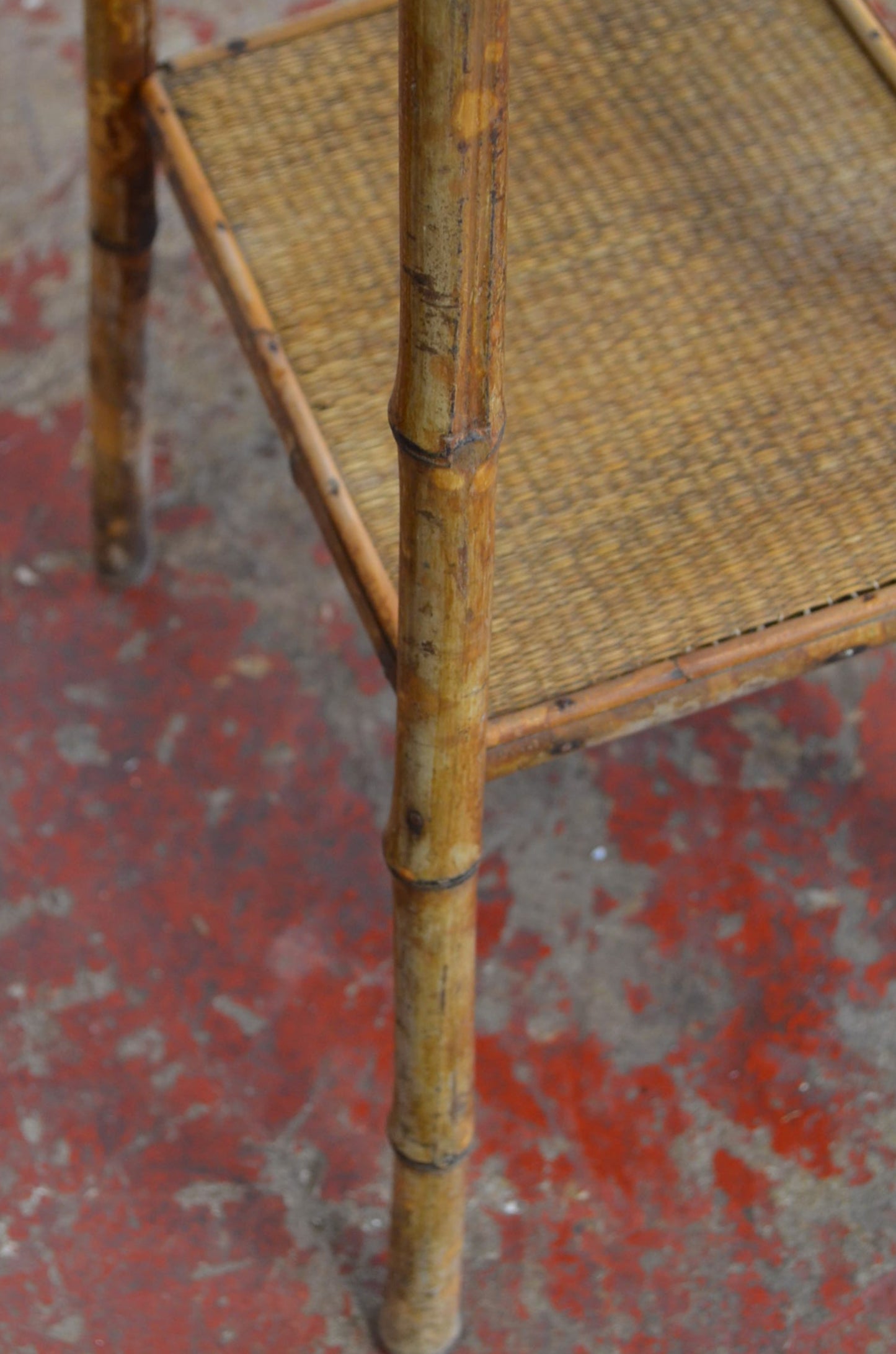 Antique Aesthetic Movement Bamboo Side Table
