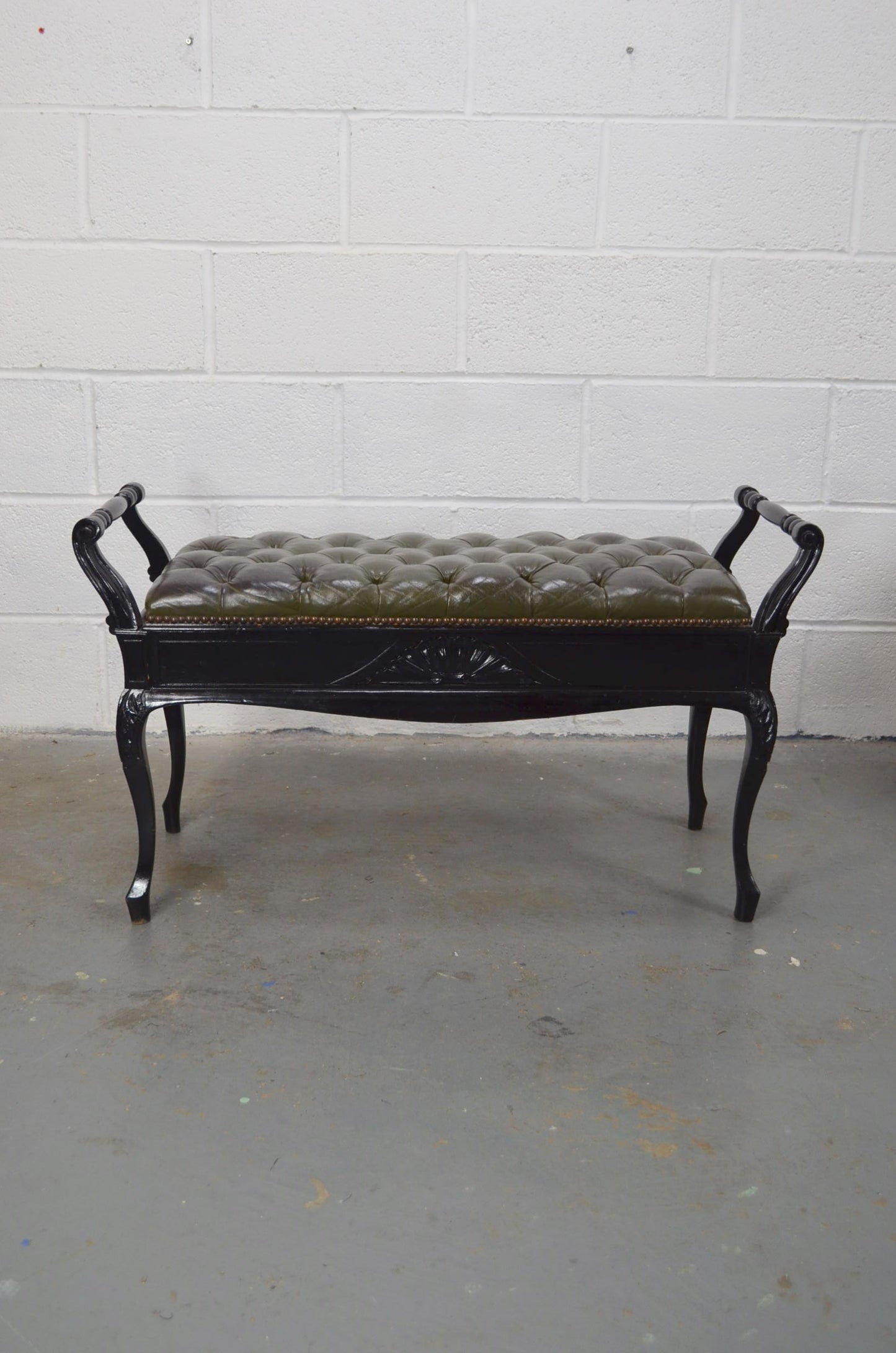 Jas Shoolbred & Co - Late 19th Century Victorian Stool/Bench