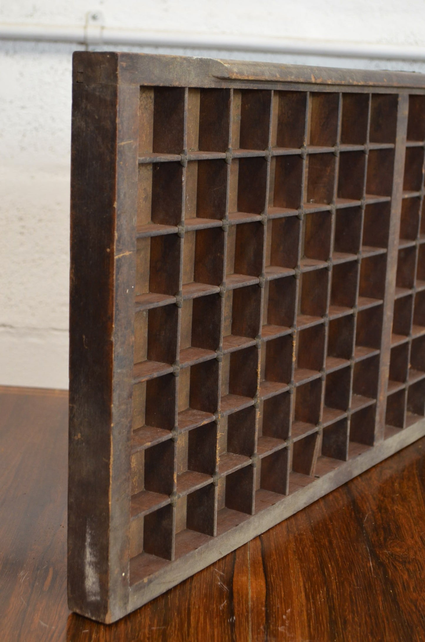 Vintage Wooden Printers Drawer/Display Shelf