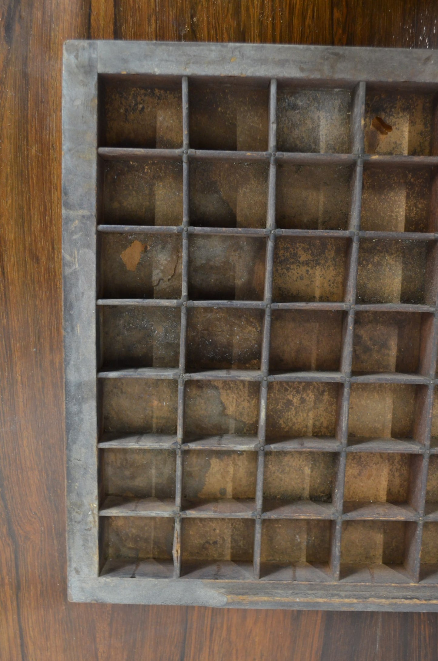 Vintage Wooden Printers Drawer/Display Shelf