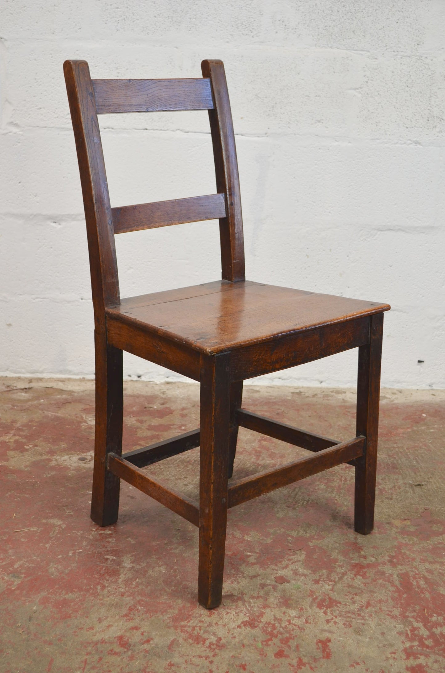 A Set Of Four Georgian Country Cottage Dining Chairs