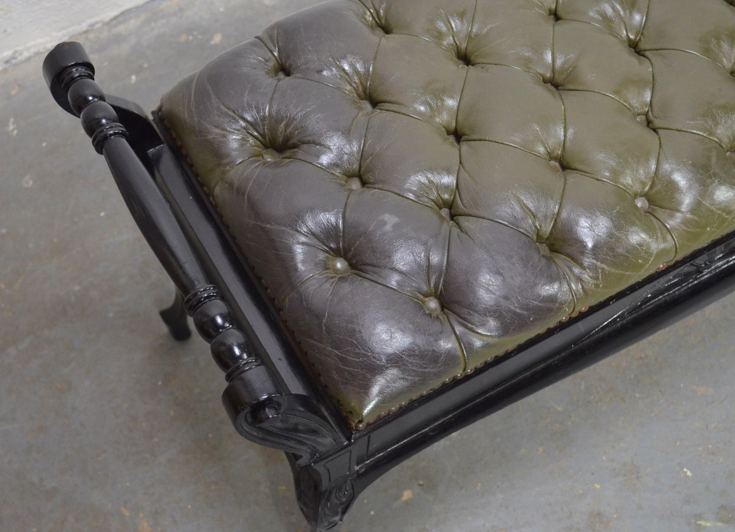 Jas Shoolbred & Co - Late 19th Century Victorian Stool/Bench