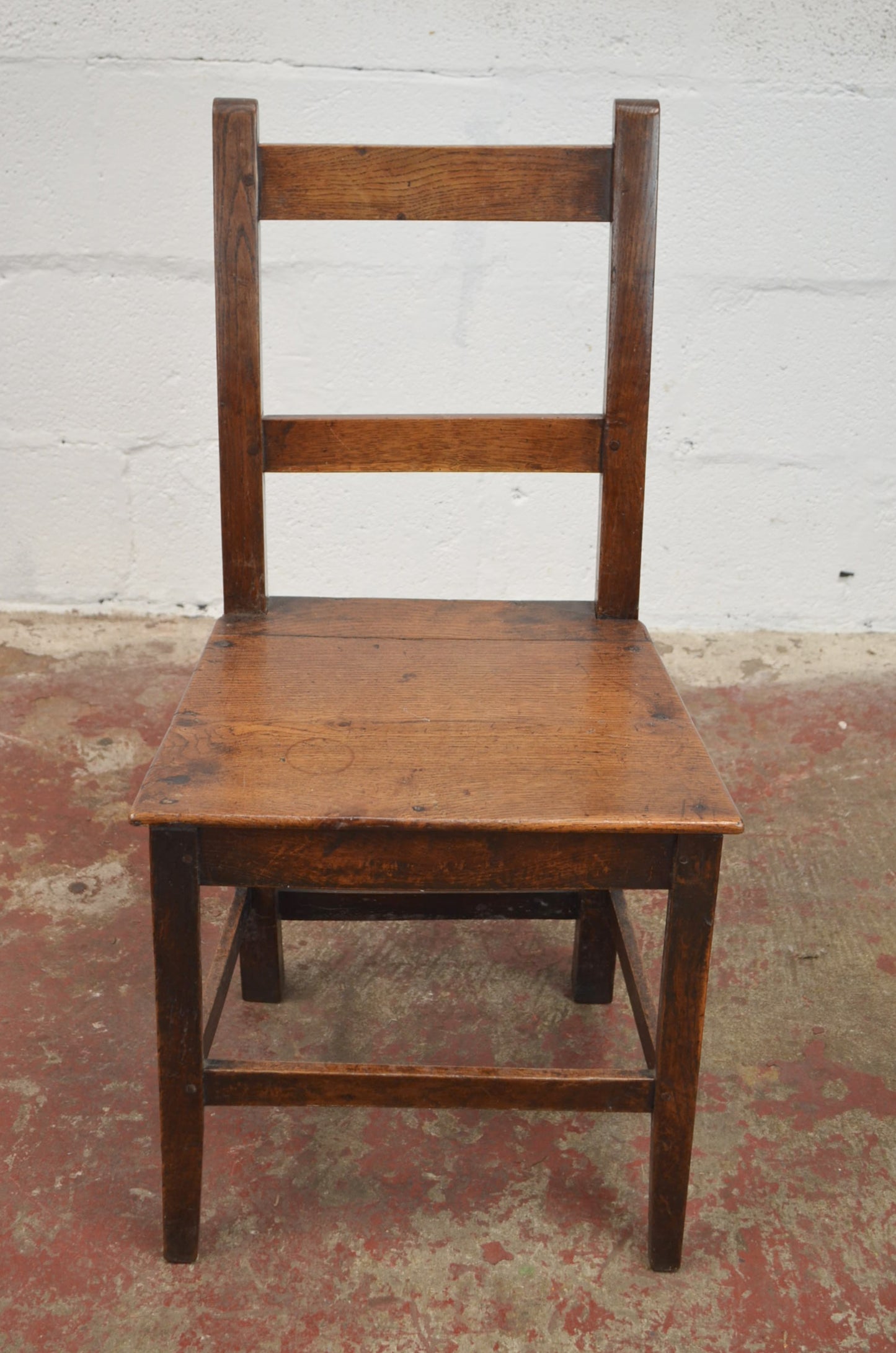 A Set Of Four Georgian Country Cottage Dining Chairs