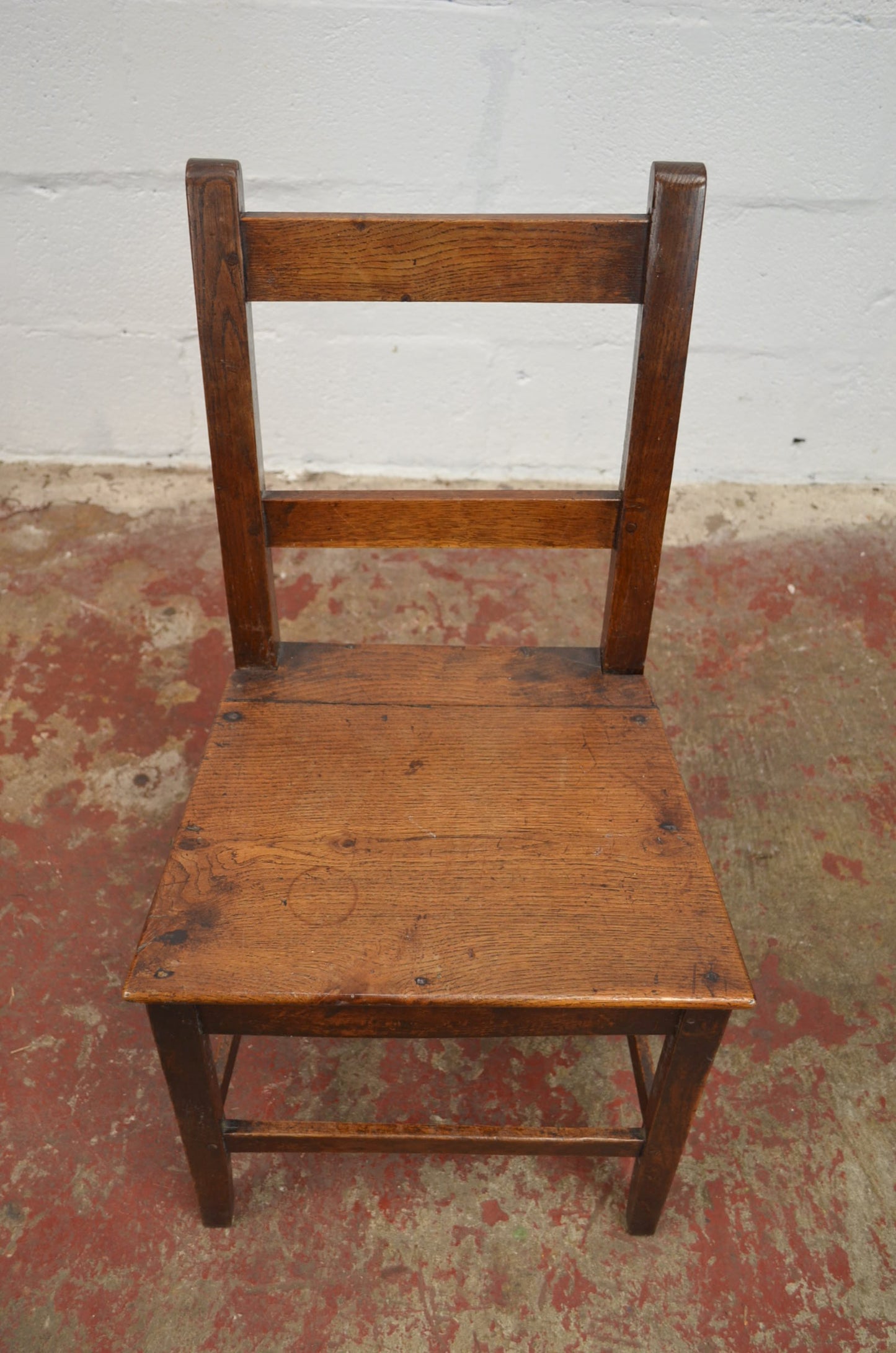 A Set Of Four Georgian Country Cottage Dining Chairs