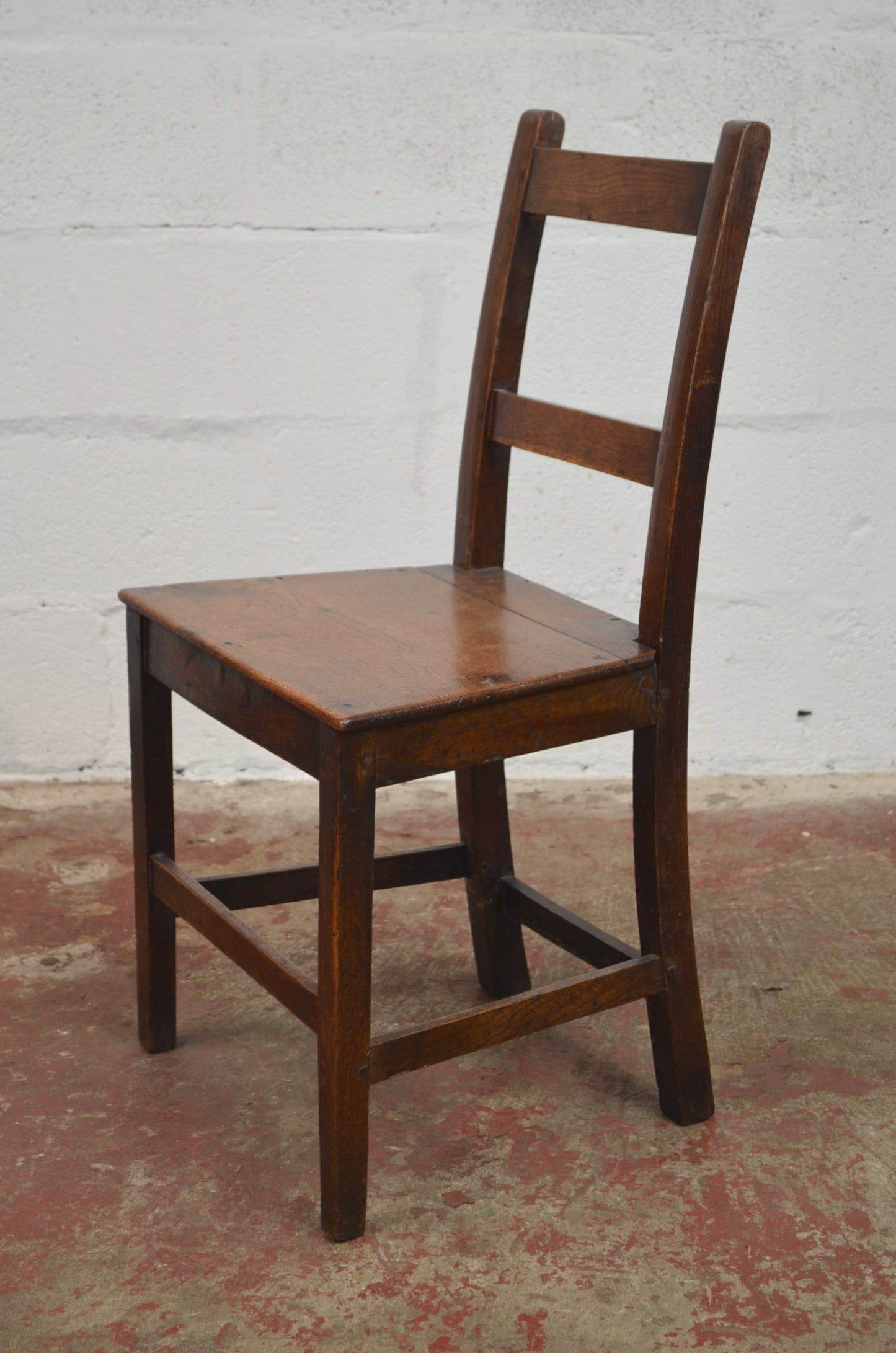 A Set Of Four Georgian Country Cottage Dining Chairs