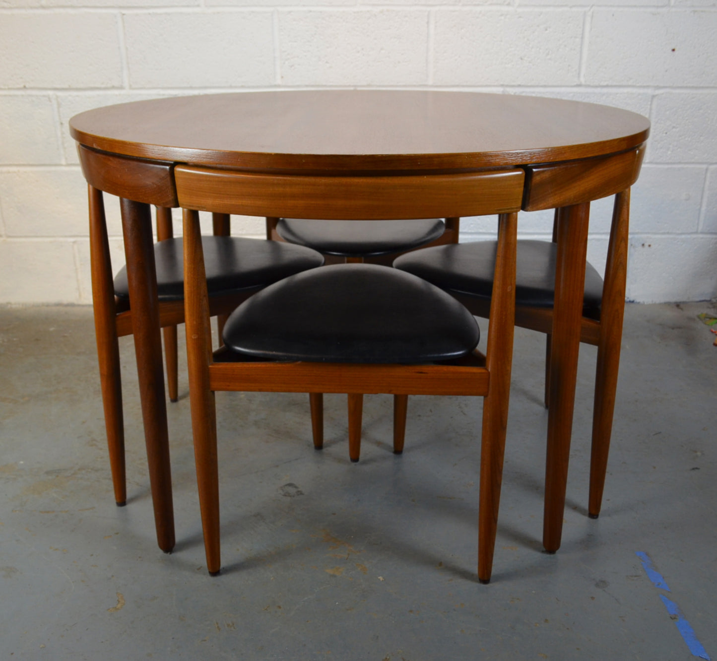 Hans Olsen for Frem Rojle Dining Table & Chairs