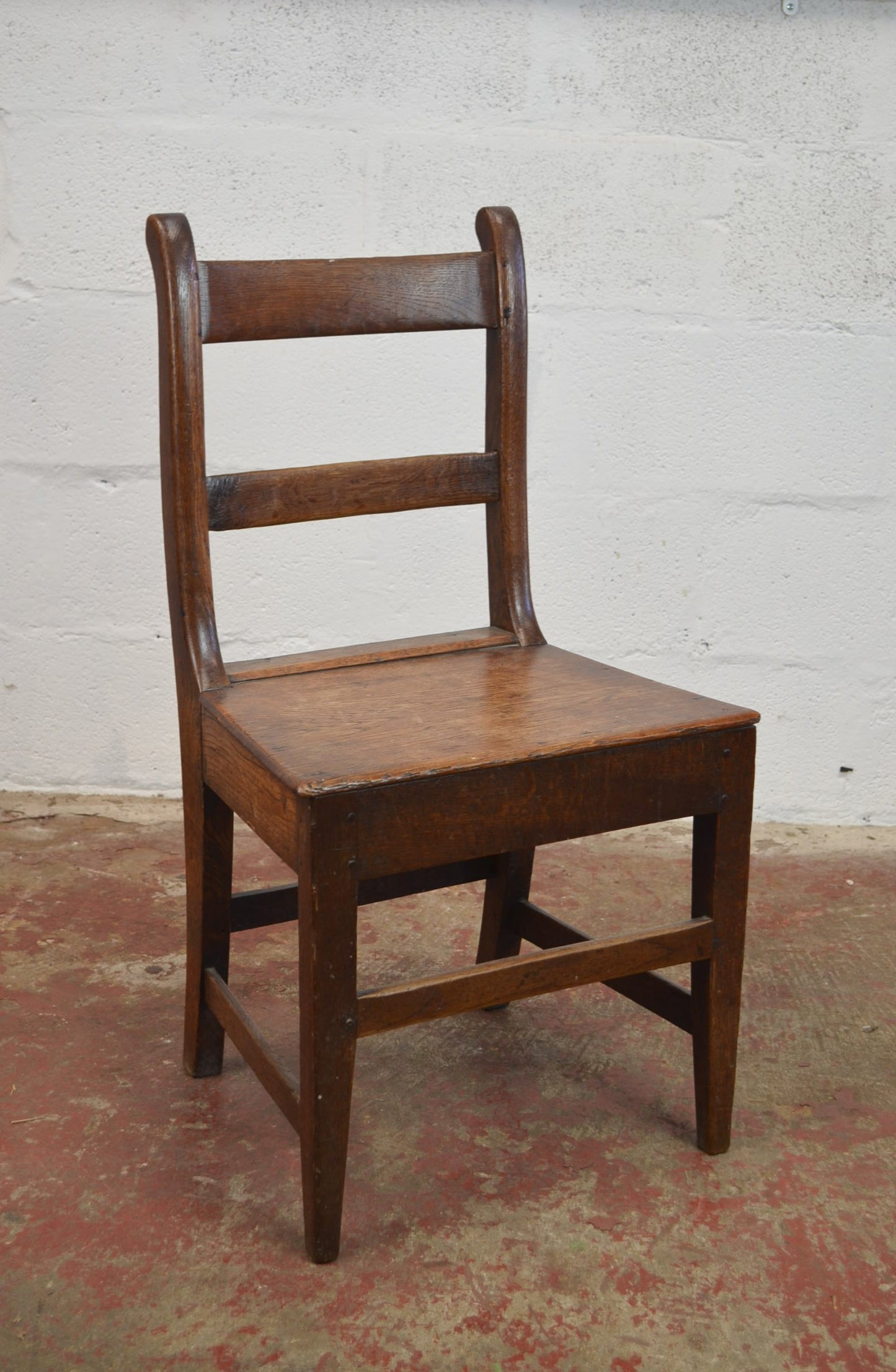 A Set Of Four Georgian Country Cottage Dining Chairs