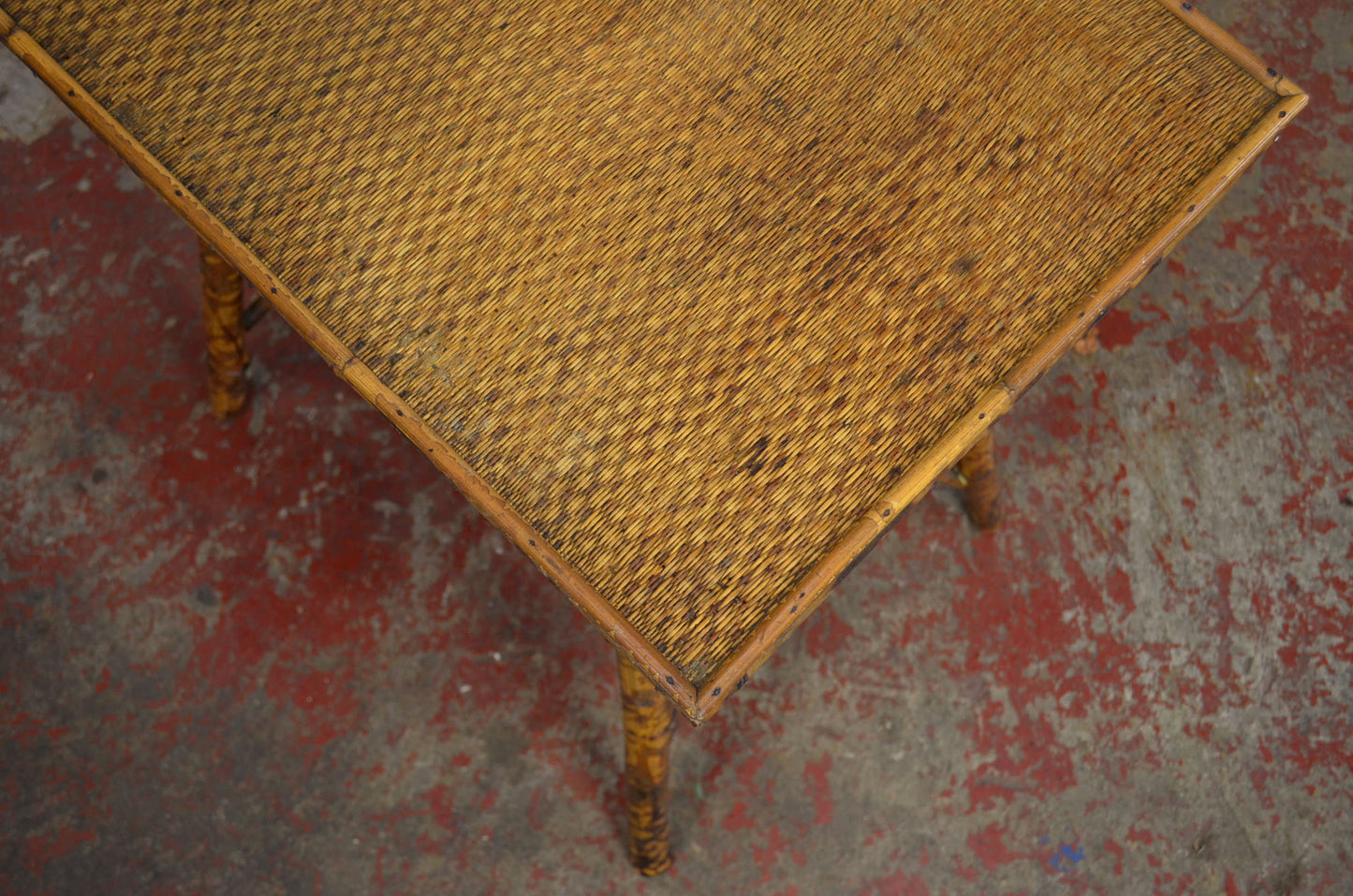 Antique Aesthetic Movement Bamboo Side Table