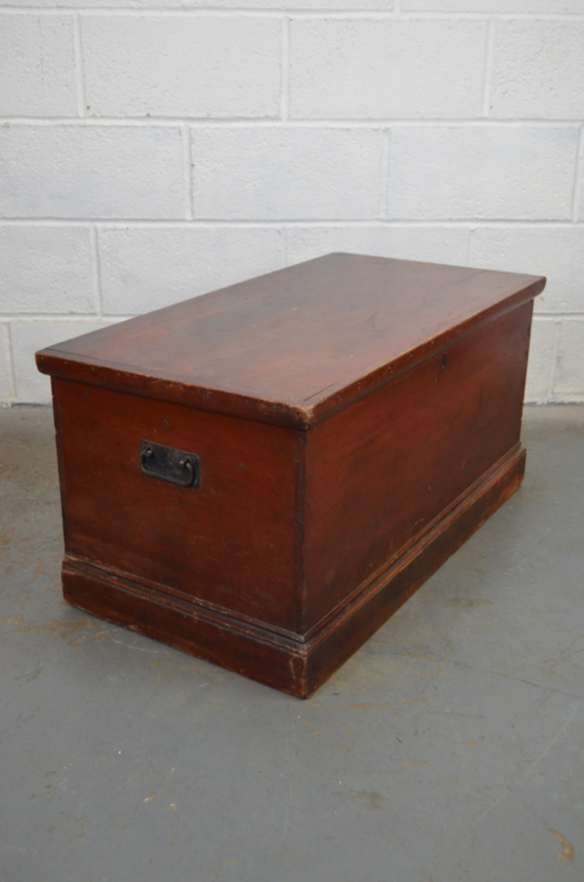 Victorian Pine Blanket Box
