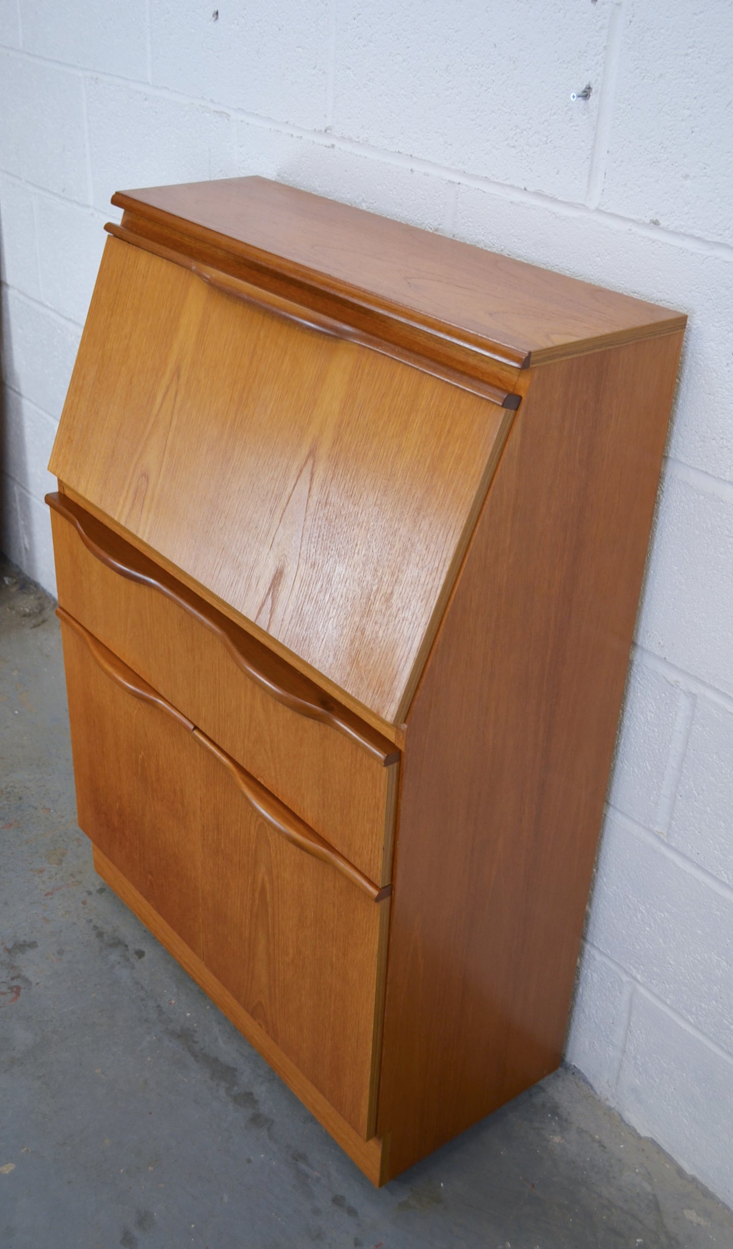 Vintage Teak Bureau
