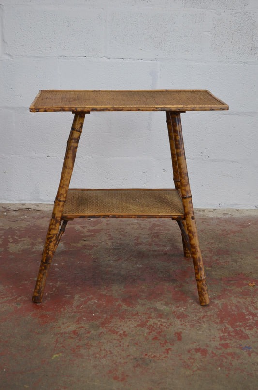Antique Aesthetic Movement Bamboo Side Table