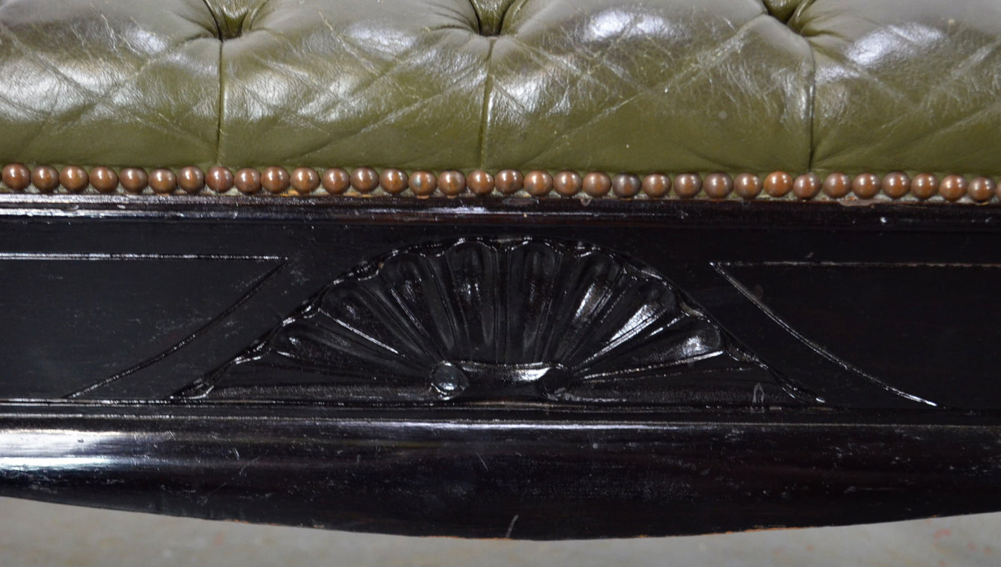 Jas Shoolbred & Co - Late 19th Century Victorian Stool/Bench