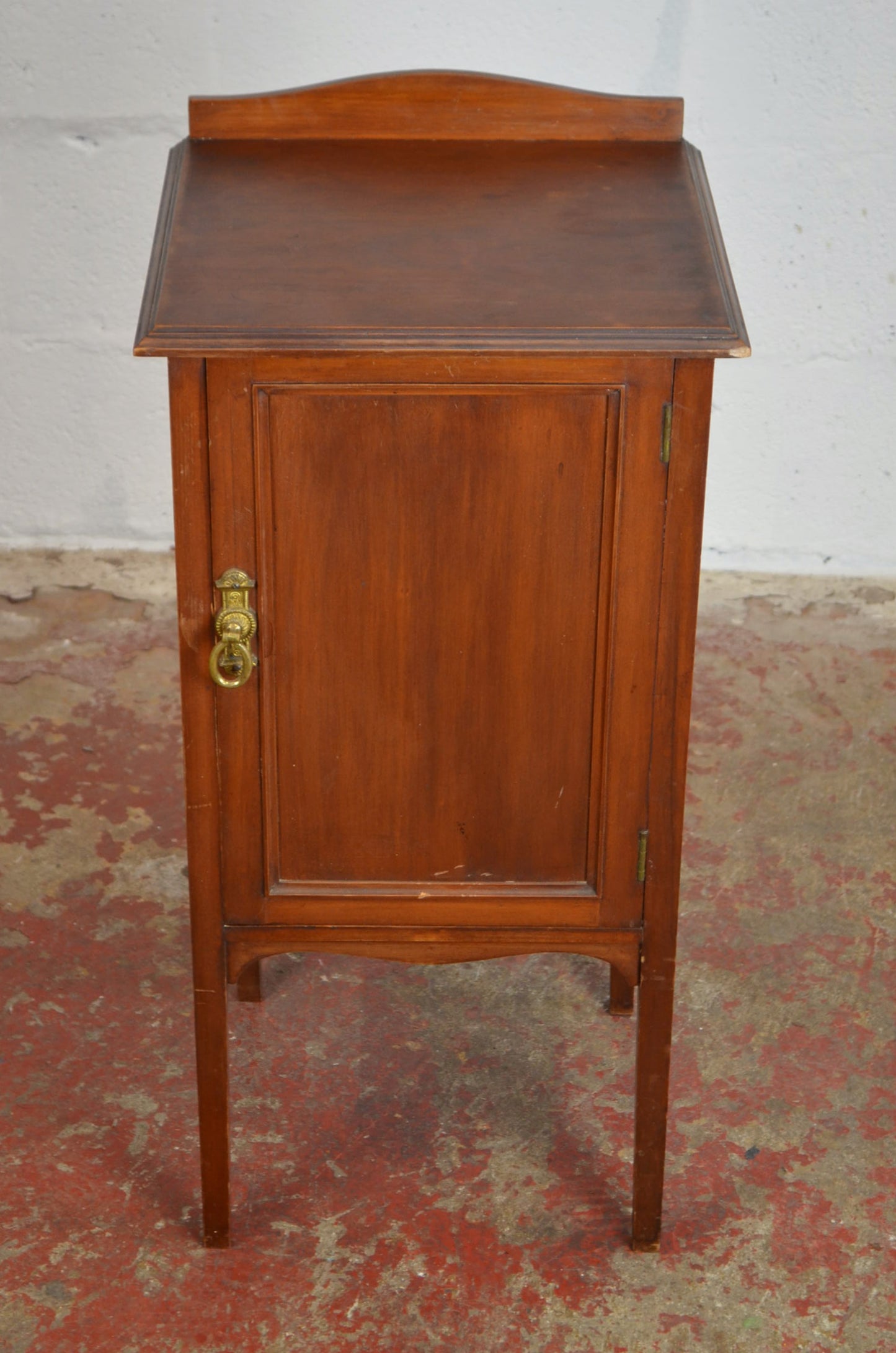 An Edwardian Mahogany Bedside Cabinet
