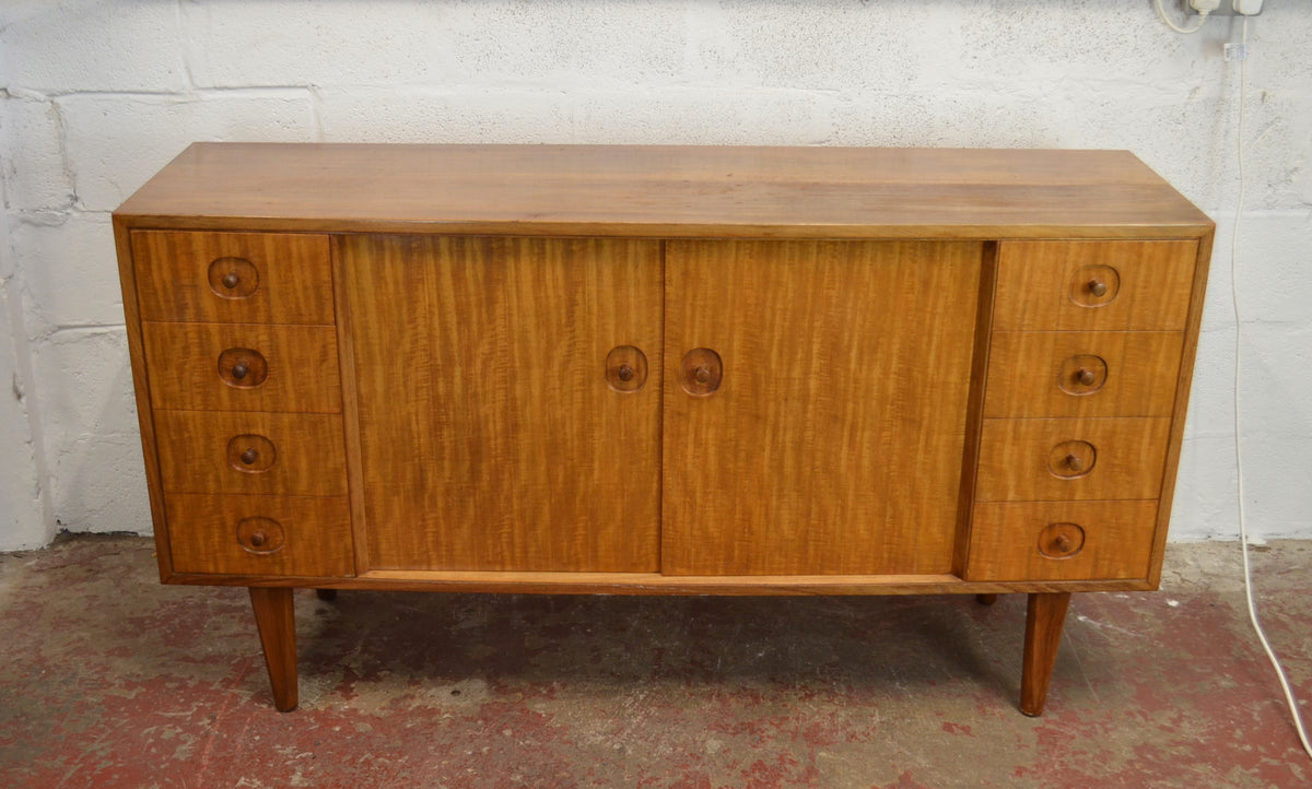 Mid Century Gordon Russell Teak & Satinwood Sideboard - (perfect width)