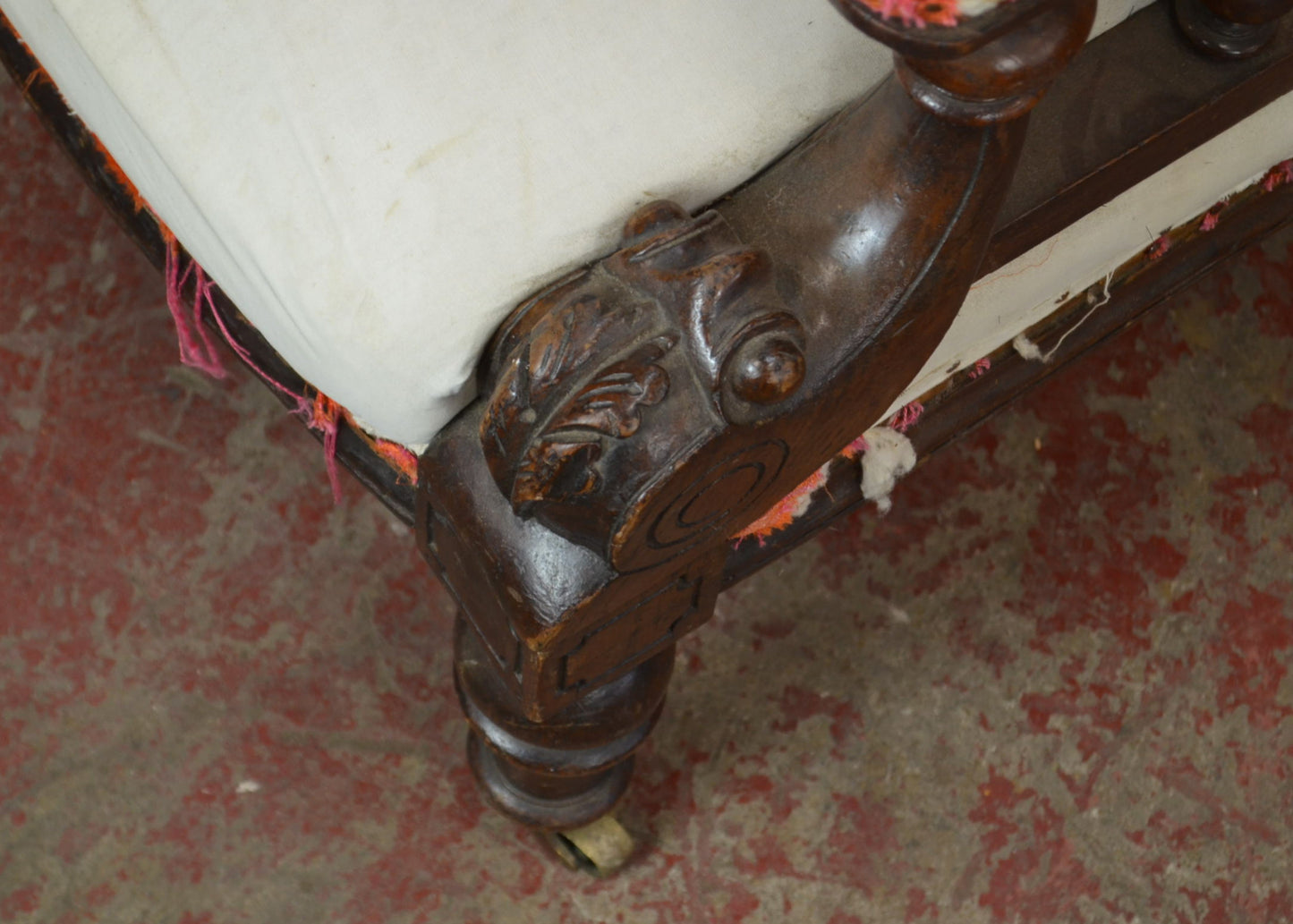 A Victorian Mahogany Library Armchair (reserved Ross - Graven)