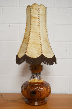 Vintage Pottery Lamp