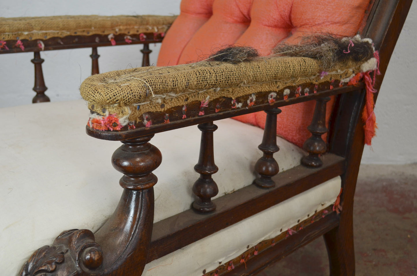 A Victorian Mahogany Library Armchair (reserved Ross - Graven)