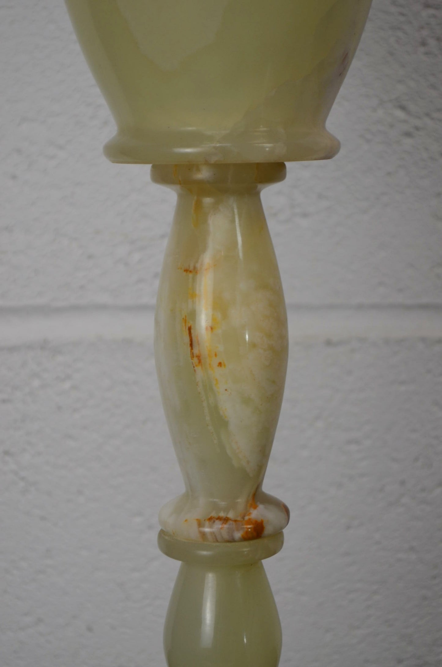 A Pair Of Vintage Onyx Table Lamps