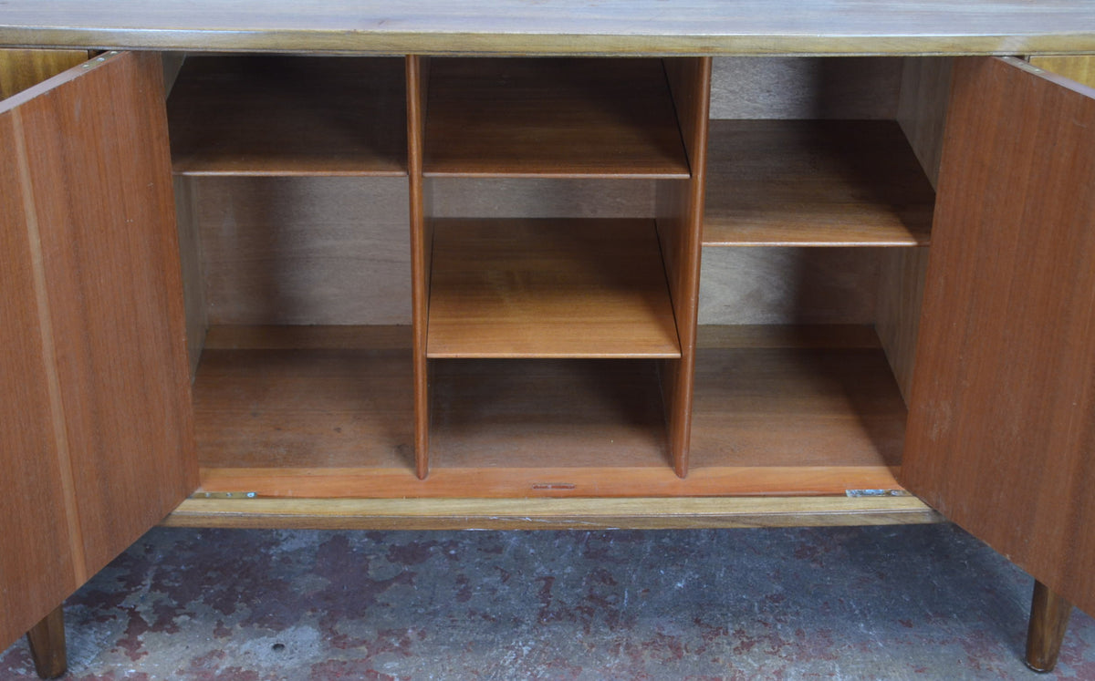 Mid Century Gordon Russell Teak & Satinwood Sideboard - (perfect width)