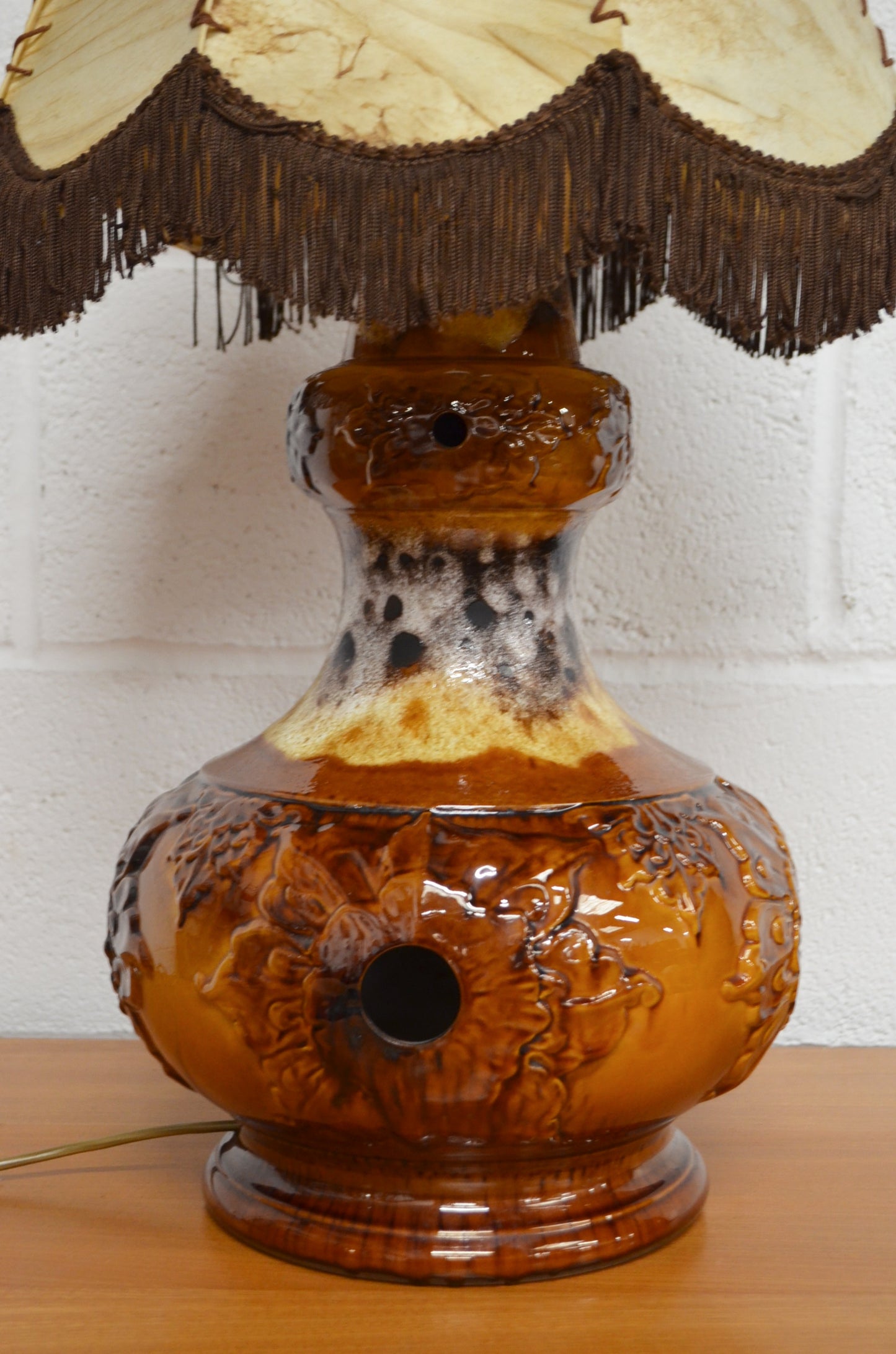 Vintage Pottery Lamp