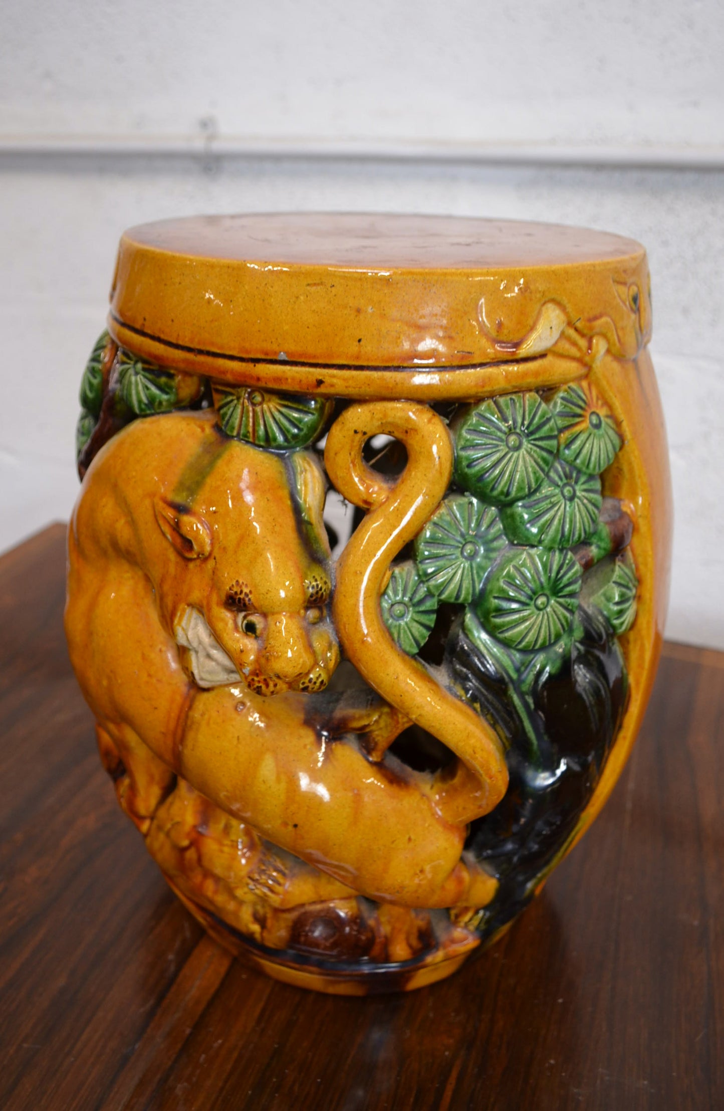 A Pair Of Late 19th/Early 20th Century Chinese Barrel Garden Stool