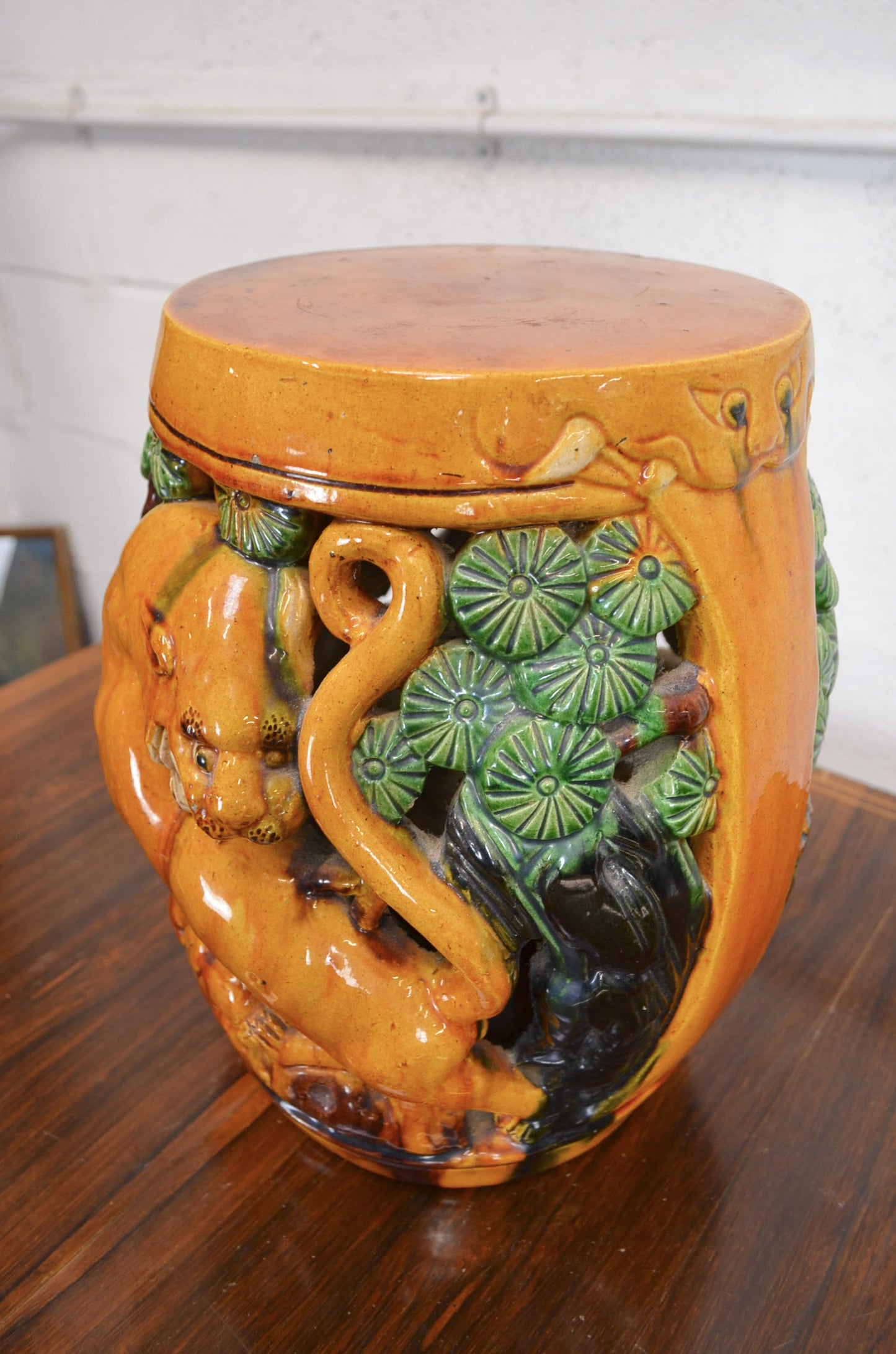 A Pair Of Late 19th/Early 20th Century Chinese Barrel Garden Stool