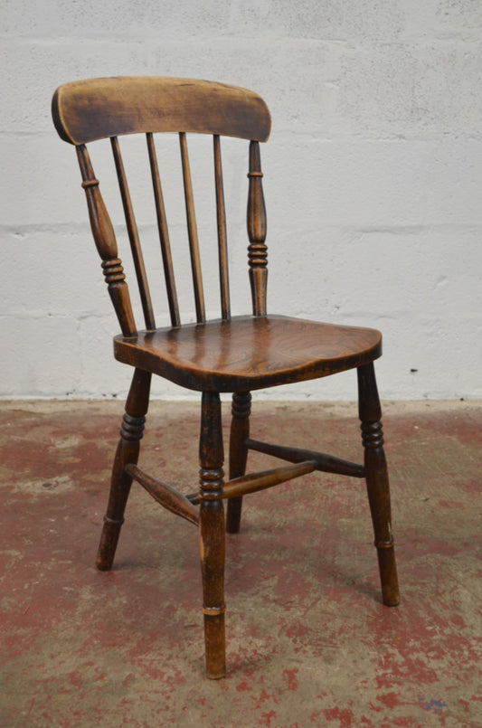 A 19th Century Farmhouse/Country Cottage Spindle Back Chair