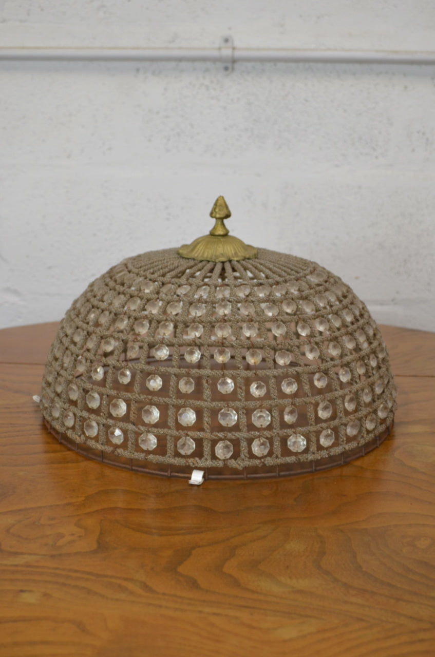 An Empire Art Deco Style 20th-Century Dome Ceiling Light