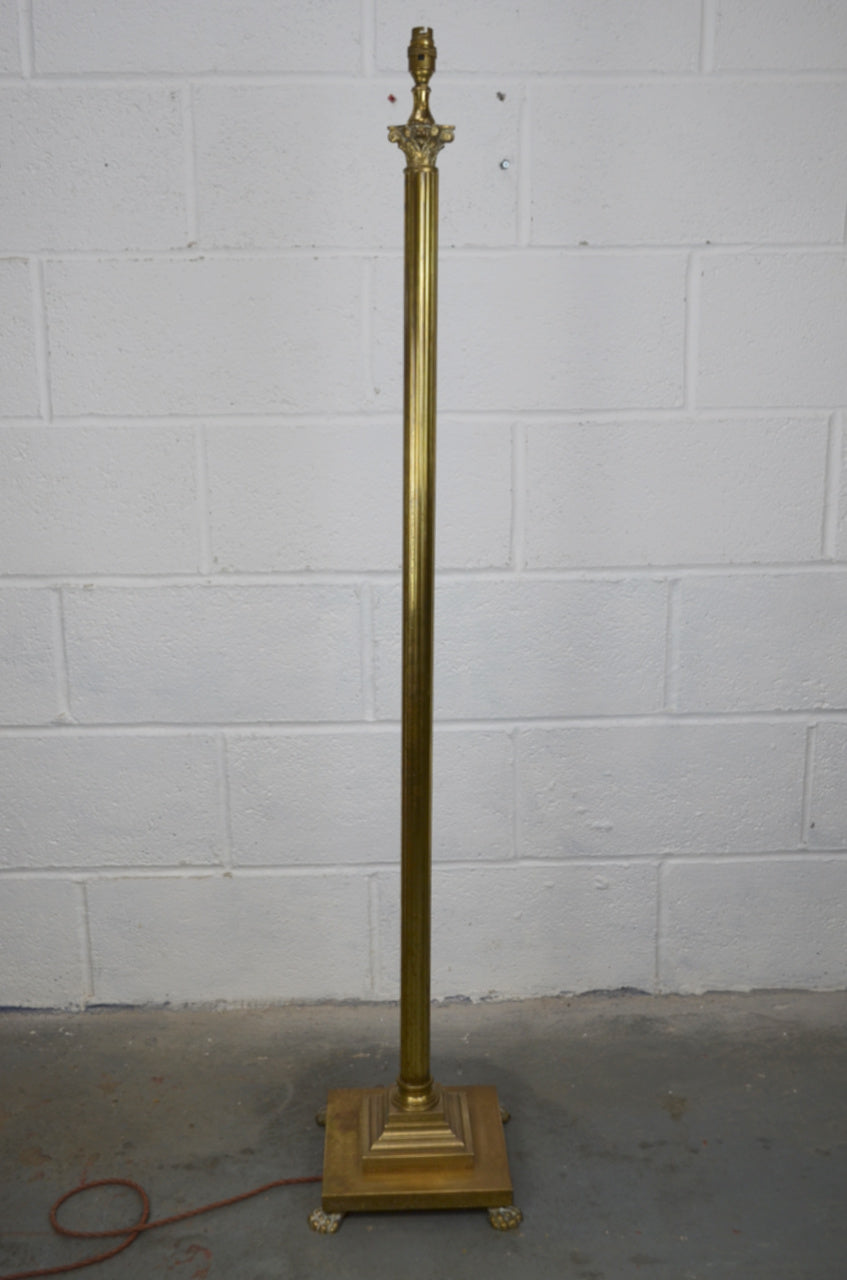 Antique Style Brass Floor Lamp