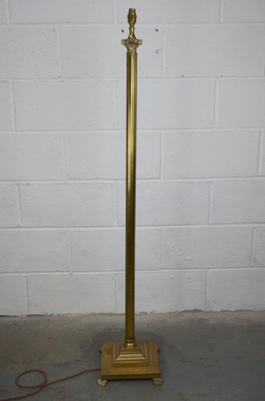Antique Style Brass Floor Lamp