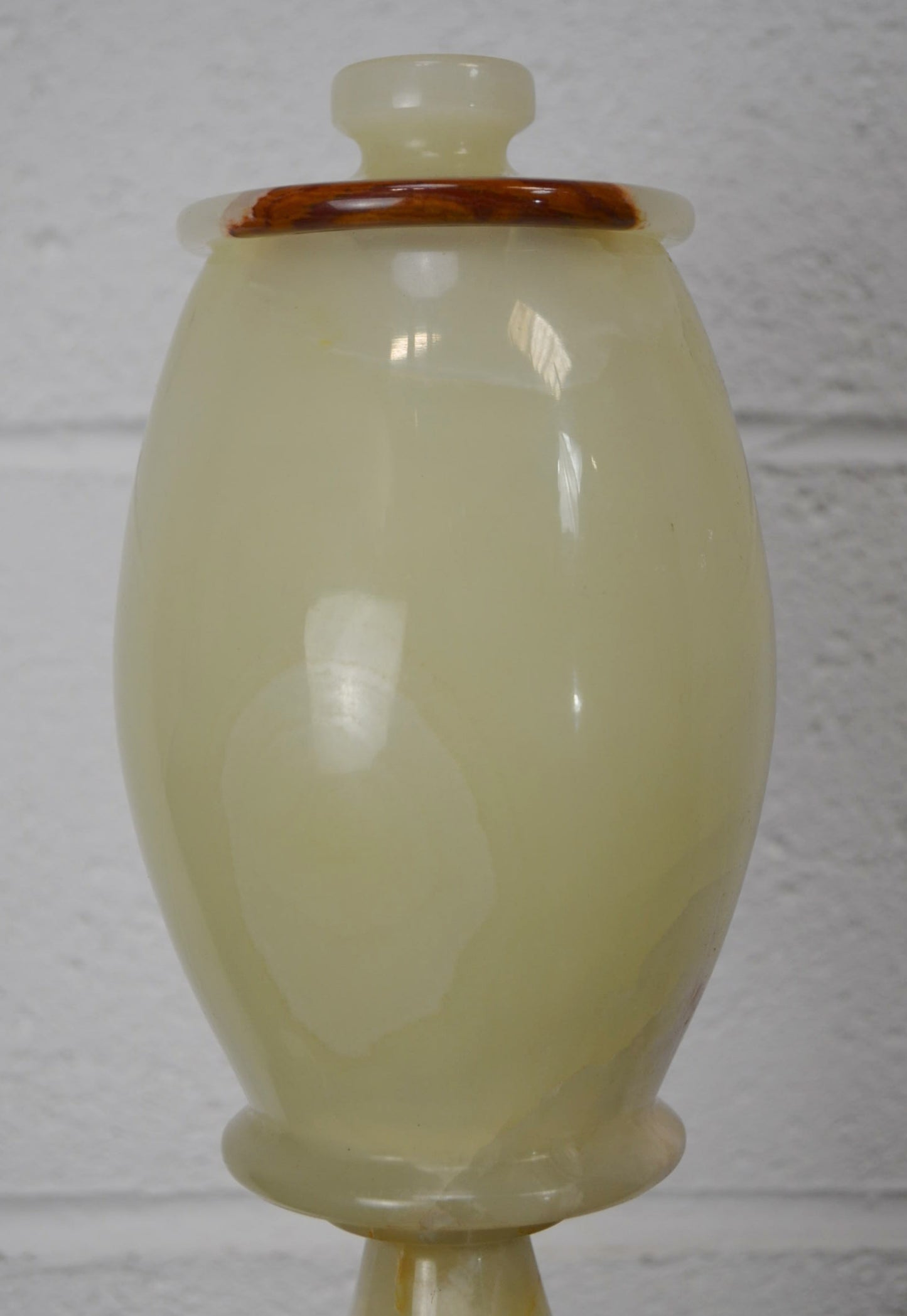 A Pair Of Vintage Onyx Table Lamps