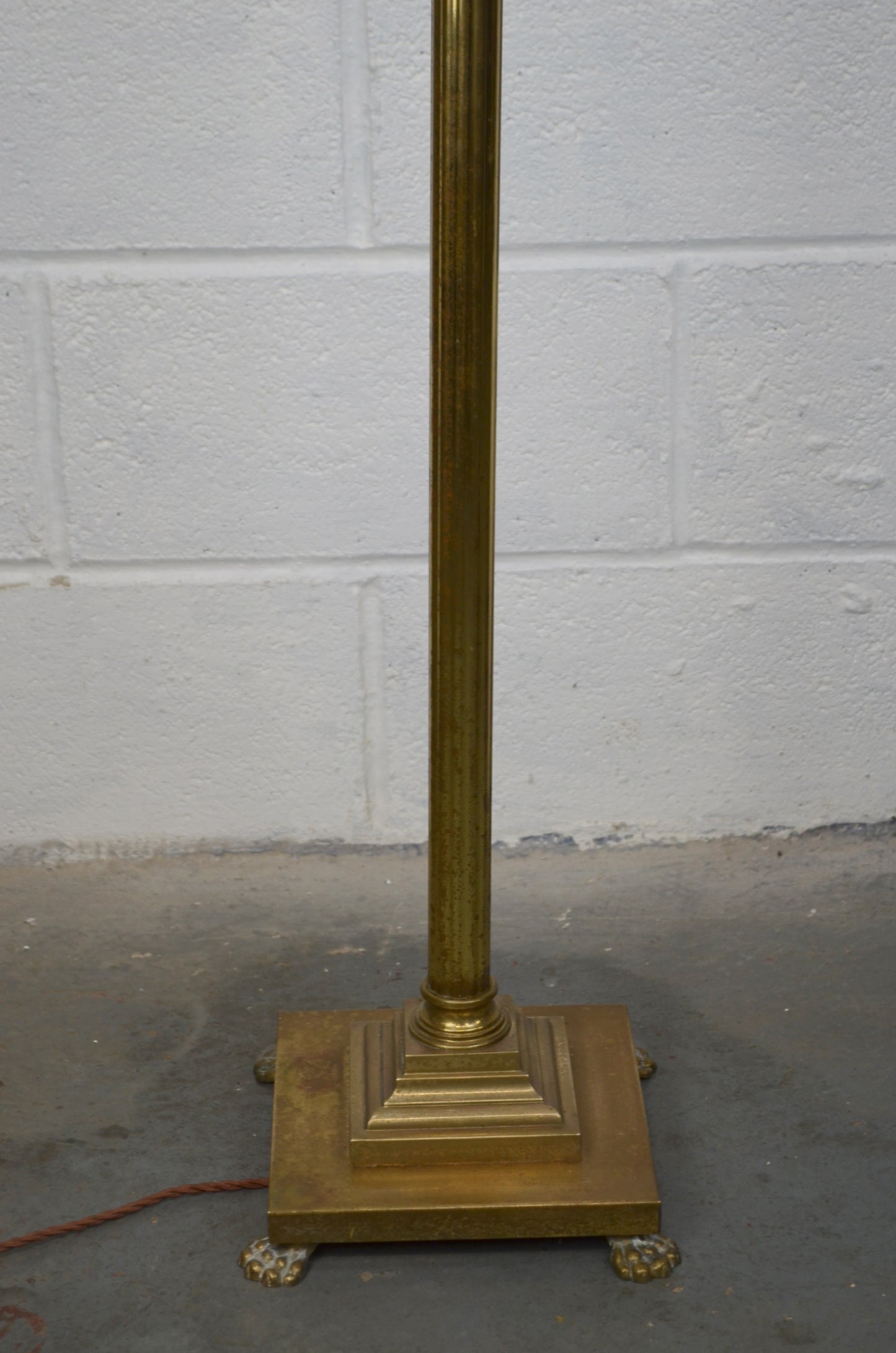 Antique Style Brass Floor Lamp