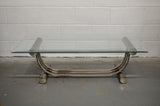 A Vintage Glass Coffee Table by DIA