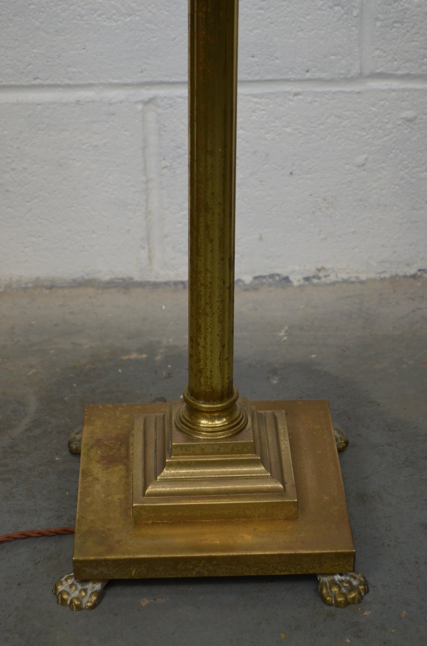 Antique Style Brass Floor Lamp