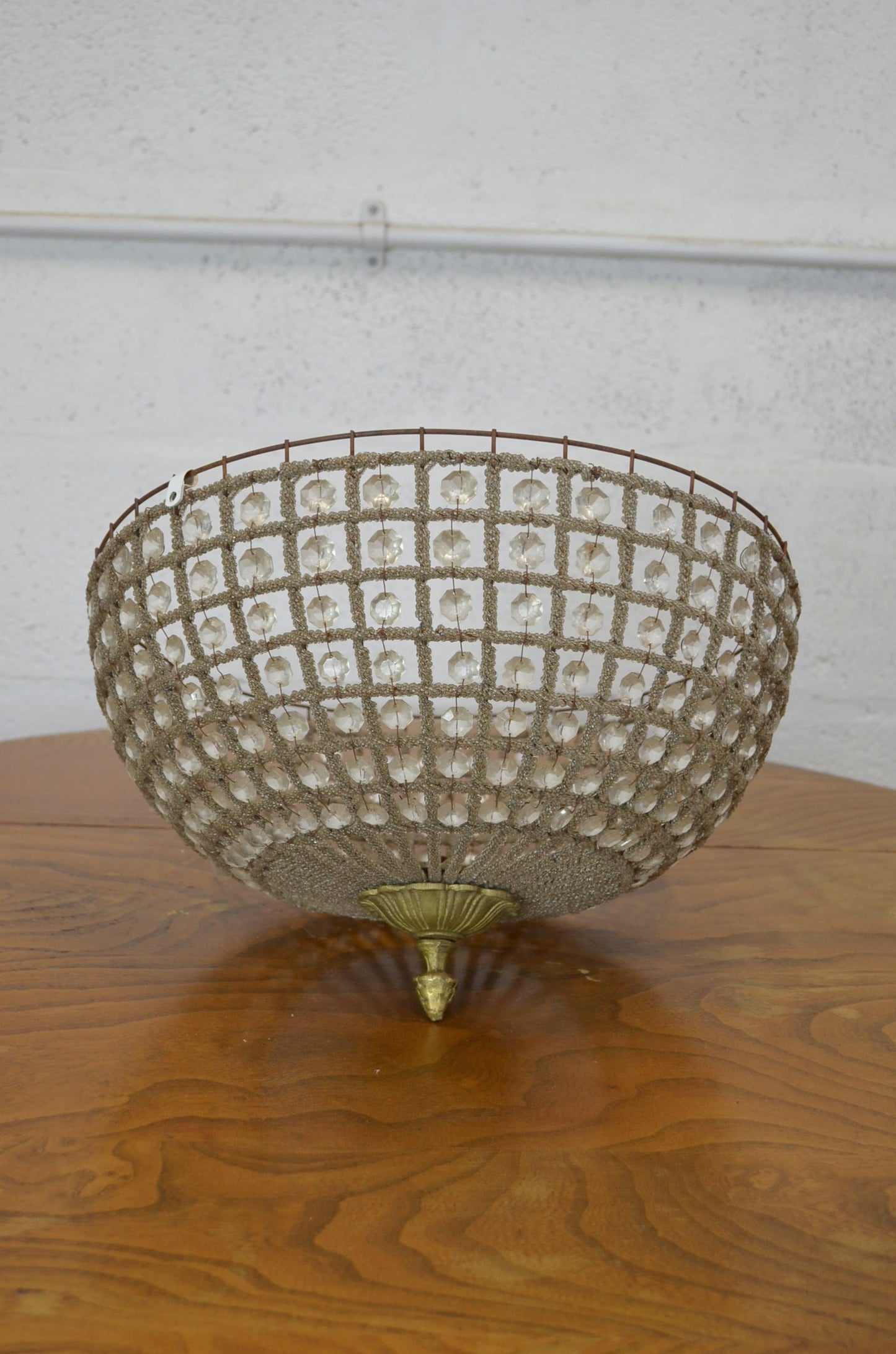 An Empire Art Deco Style 20th-Century Dome Ceiling Light