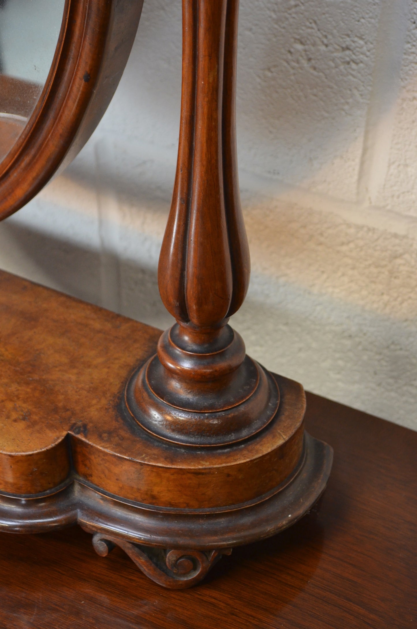 Antique Mahogany Swing Dressing Mirror
