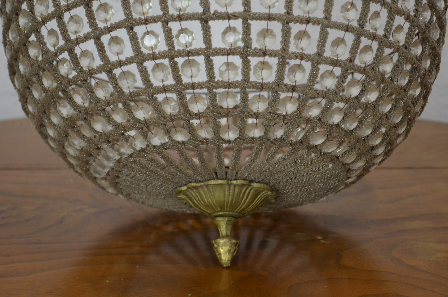 An Empire Art Deco Style 20th-Century Dome Ceiling Light