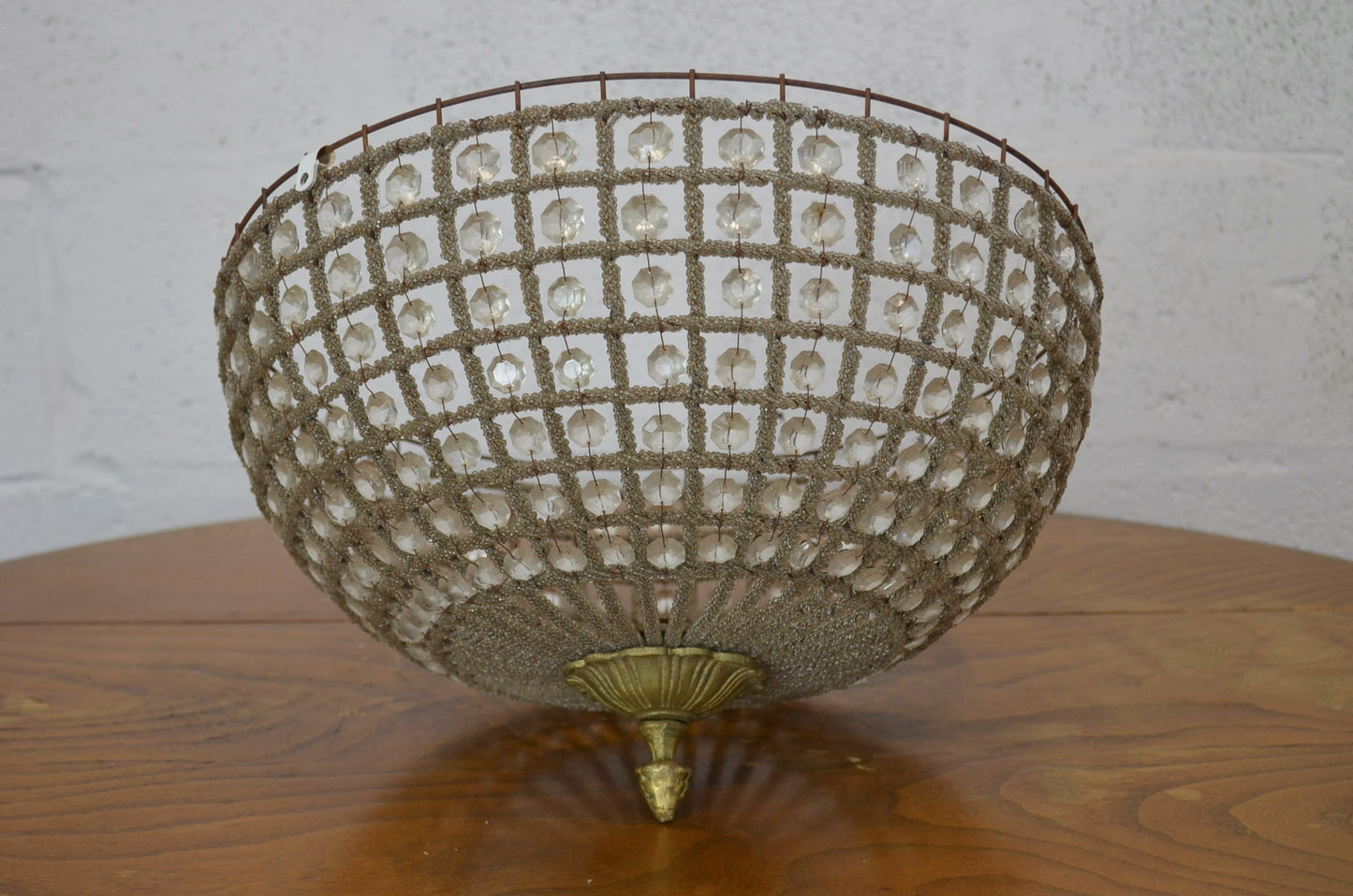 An Empire Art Deco Style 20th-Century Dome Ceiling Light