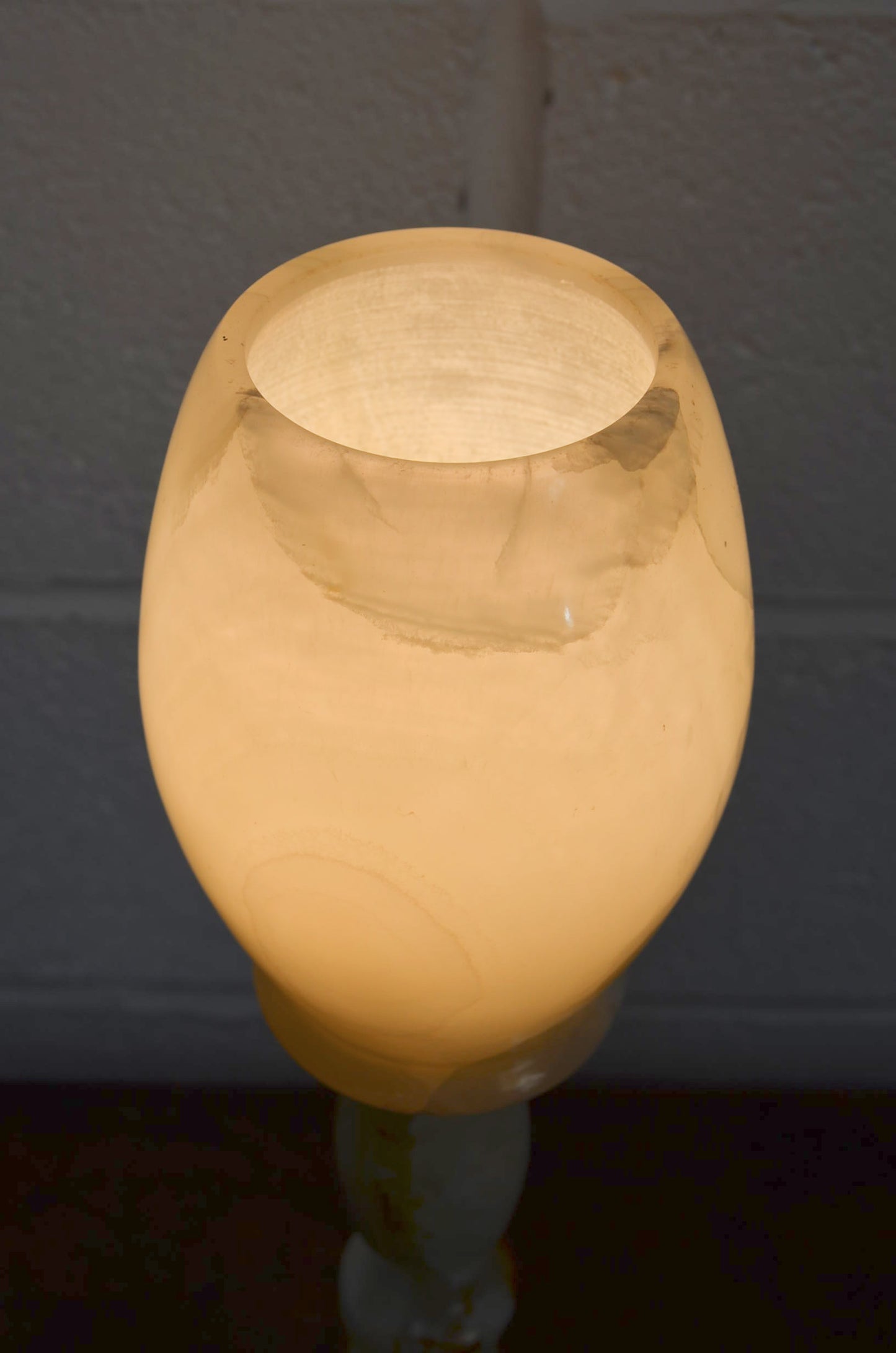A Pair Of Vintage Onyx Table Lamps