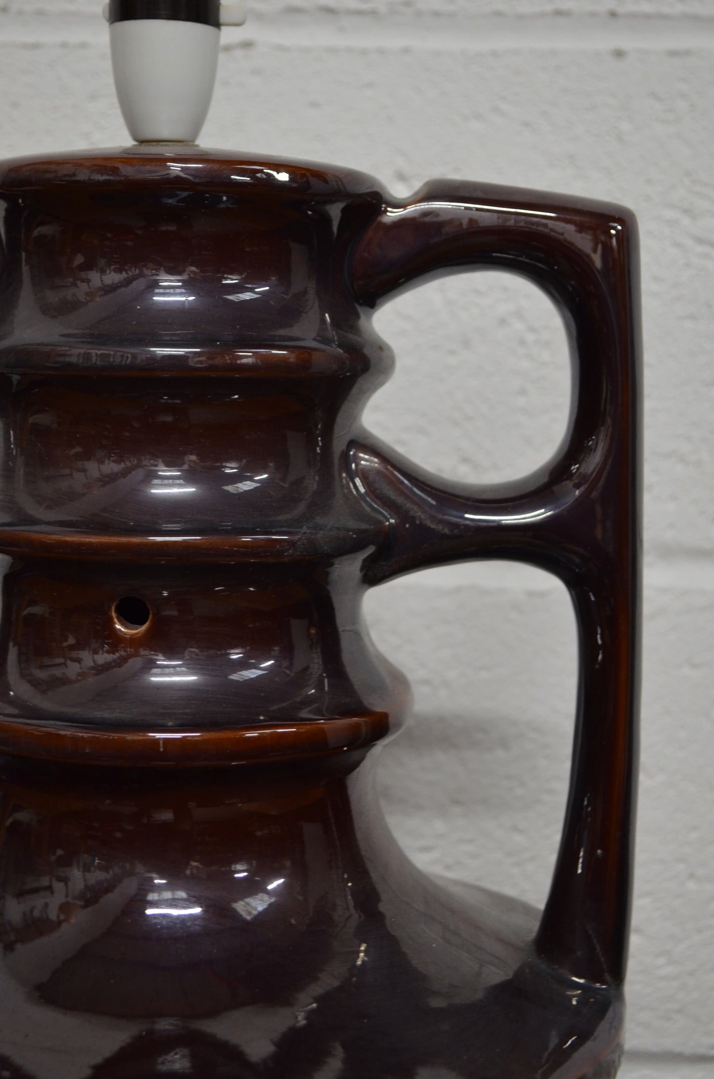 Vintage West German Pottery Lamp