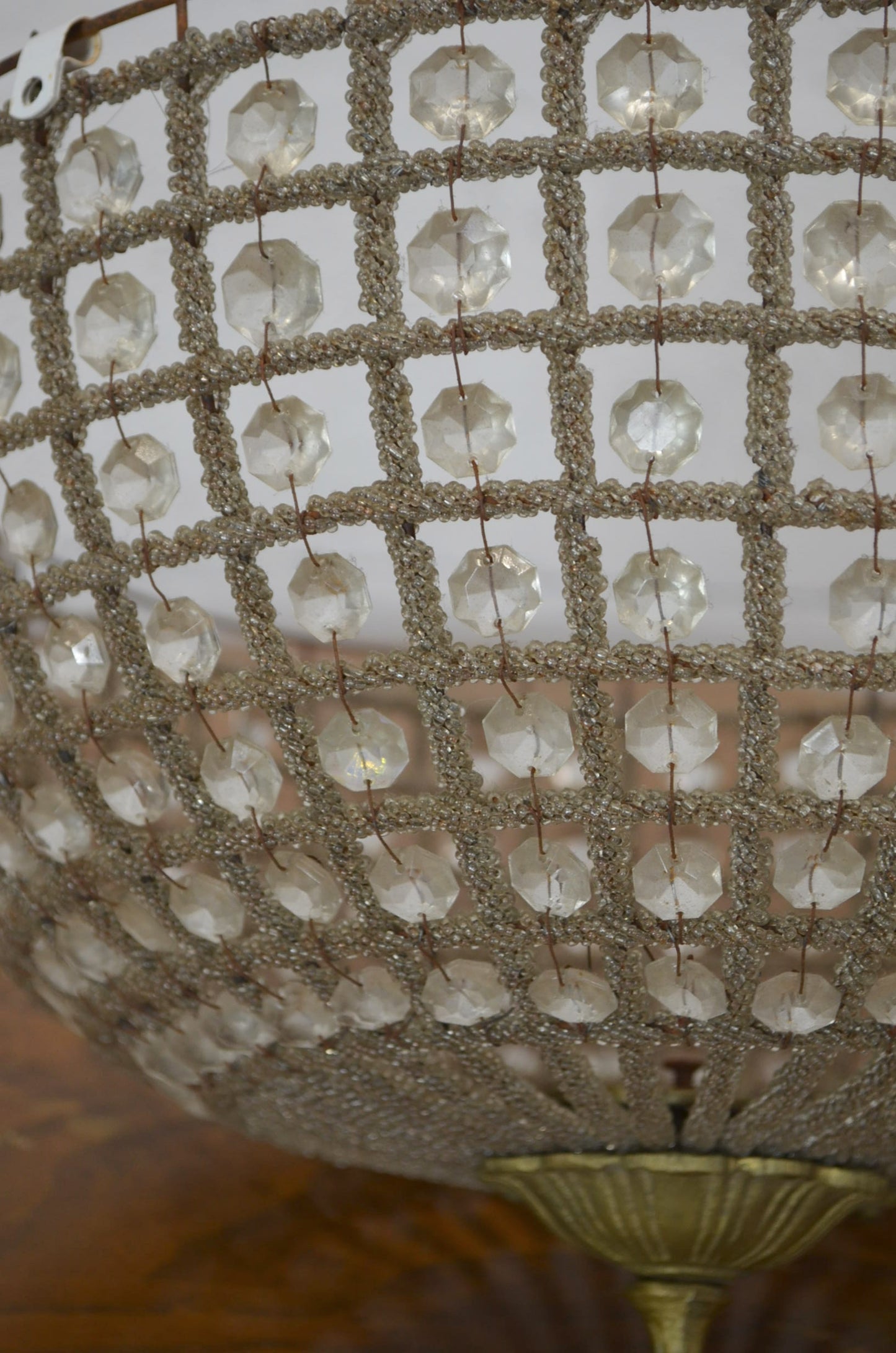 An Empire Art Deco Style 20th-Century Dome Ceiling Light