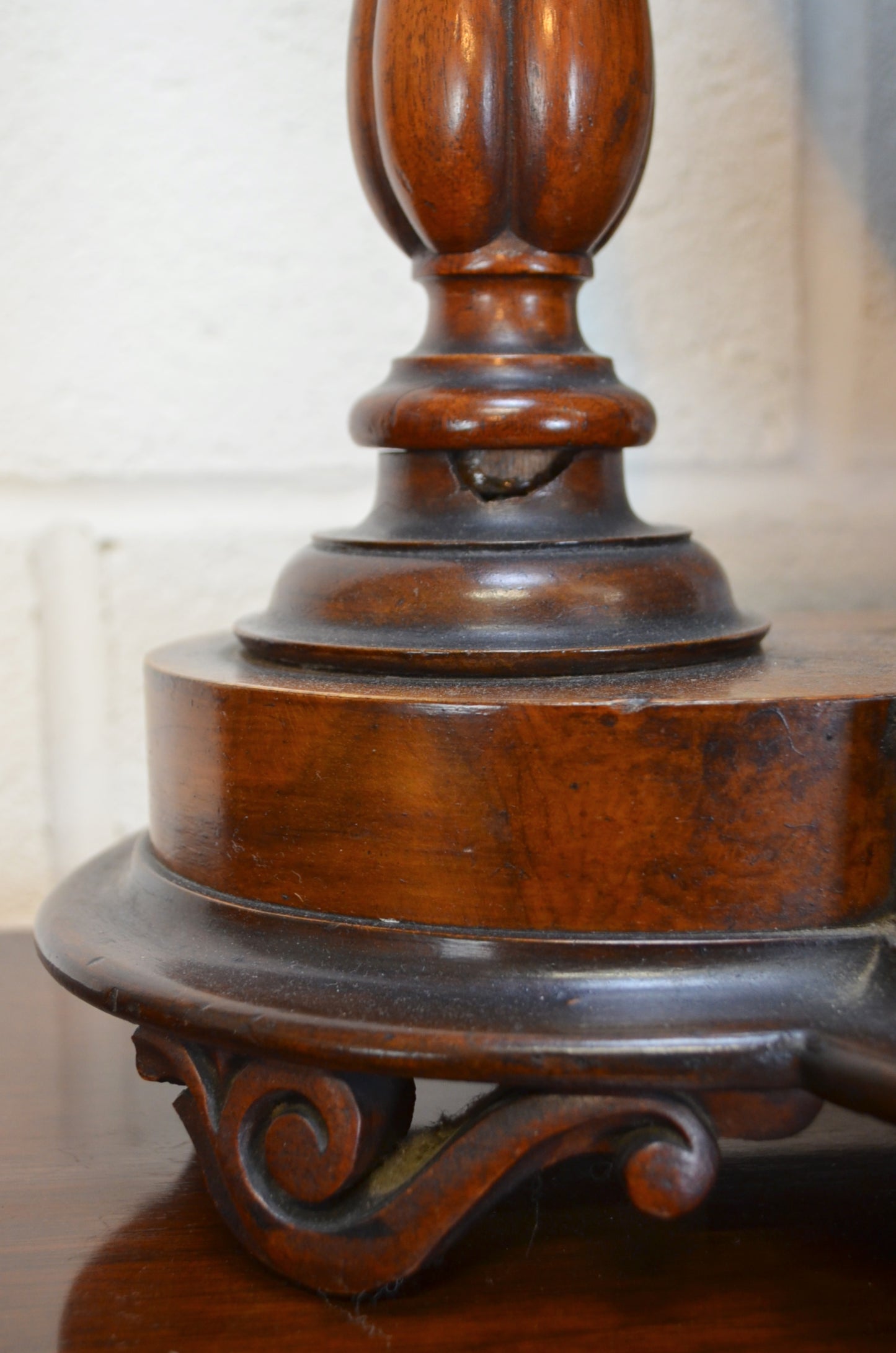 Antique Mahogany Swing Dressing Mirror