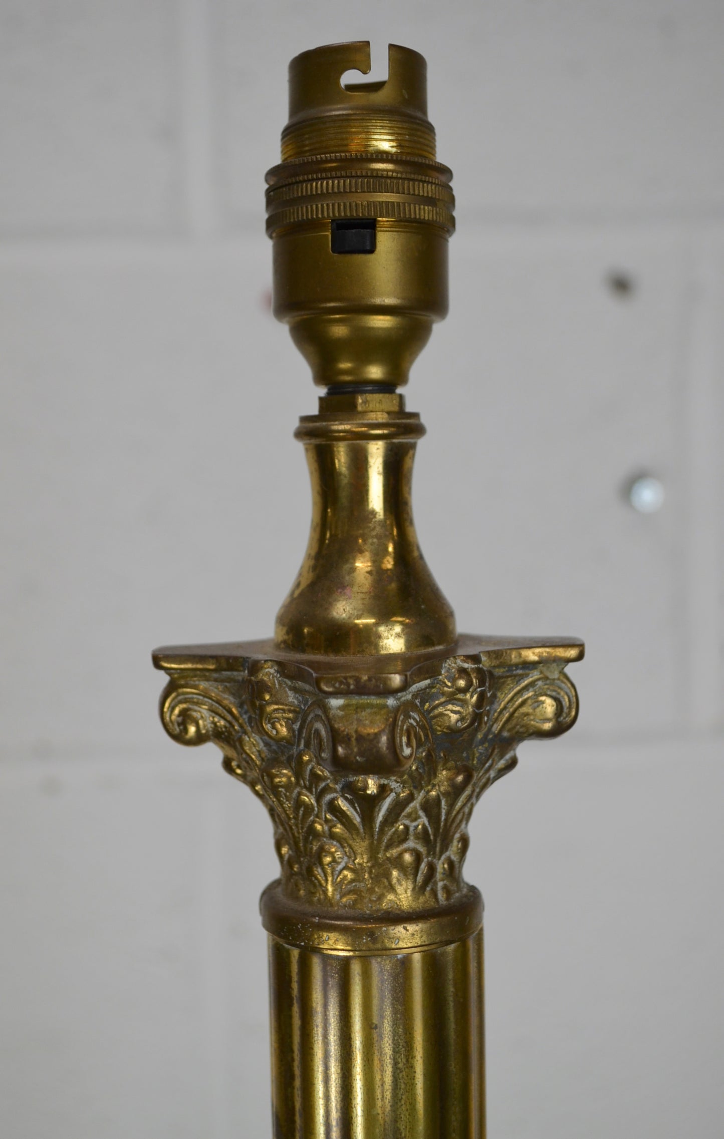 Antique Style Brass Floor Lamp