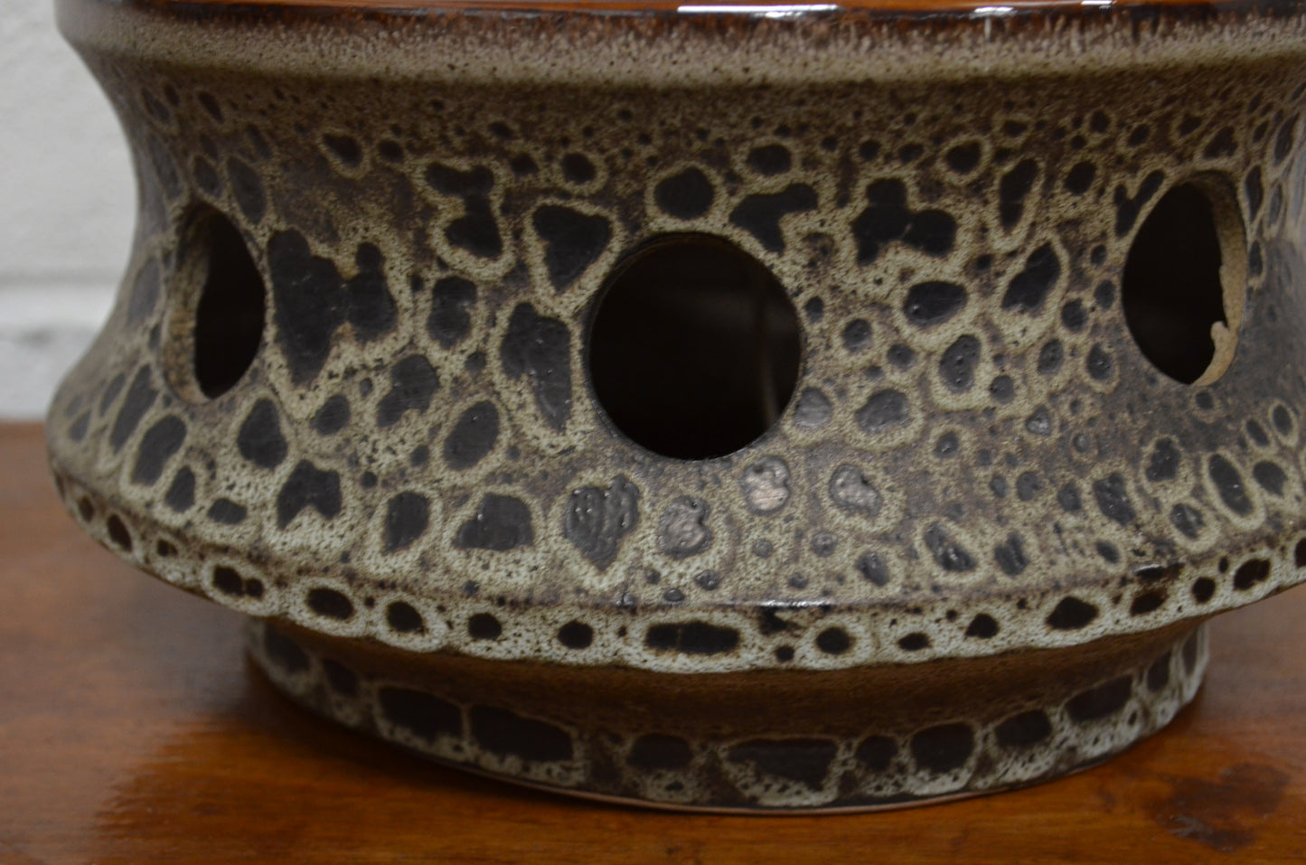 Vintage West German Pottery Lamp