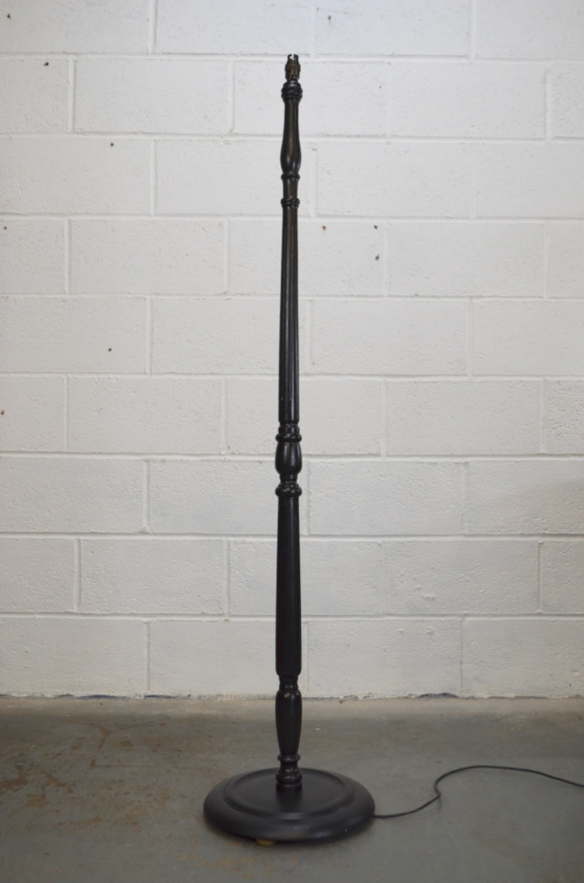 Vintage Ebonised Floor Lamp (A2)