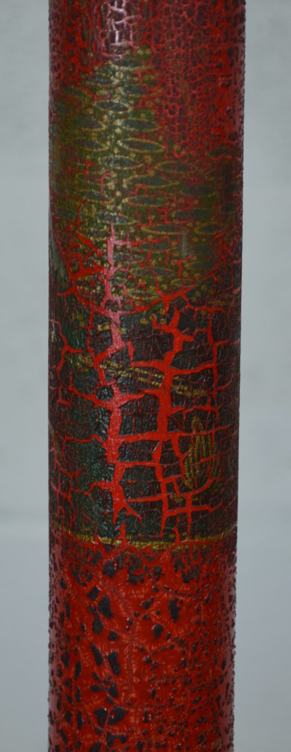 Vintage Painted East Asian Floor Lamp (s1)